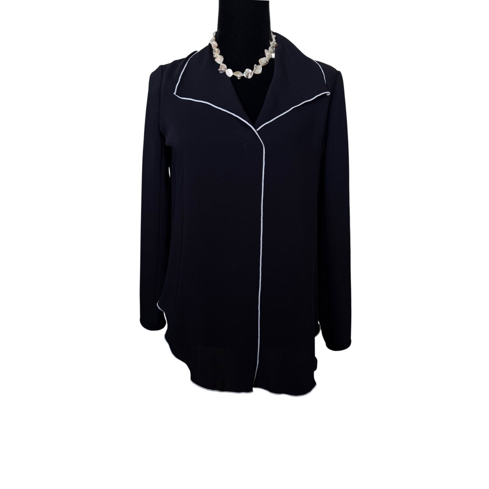 Aritzia Aritzia Babton Rena Blouse Long Sleeves XS Size XS / US 0-2 / IT 36-38 - 1 Thumbnail