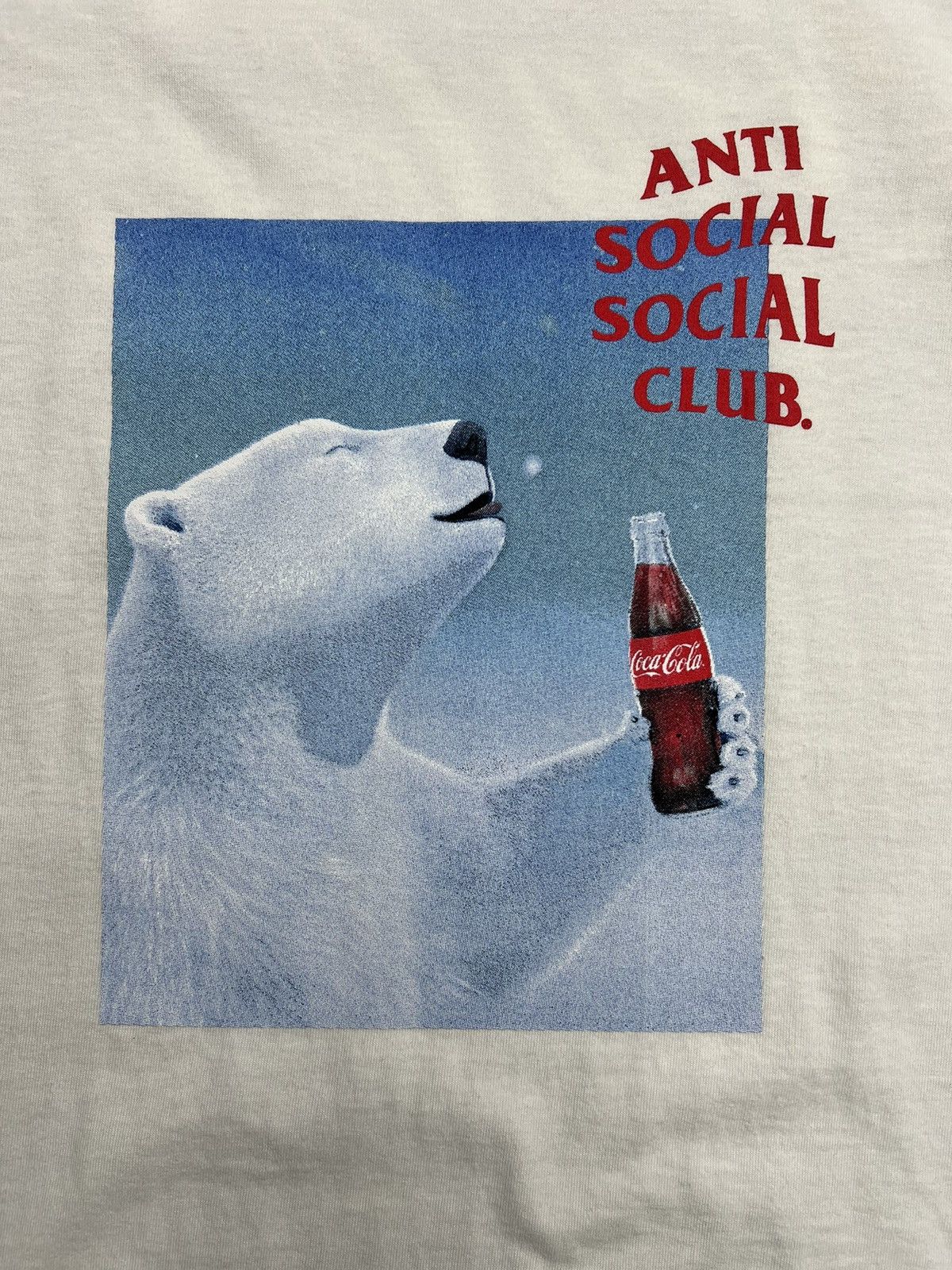 Anti Social Social Club ASSC x Coca Cola Snowflake T-Shirt Size US L / EU 52-54 / 3 - 2 Thumbnail