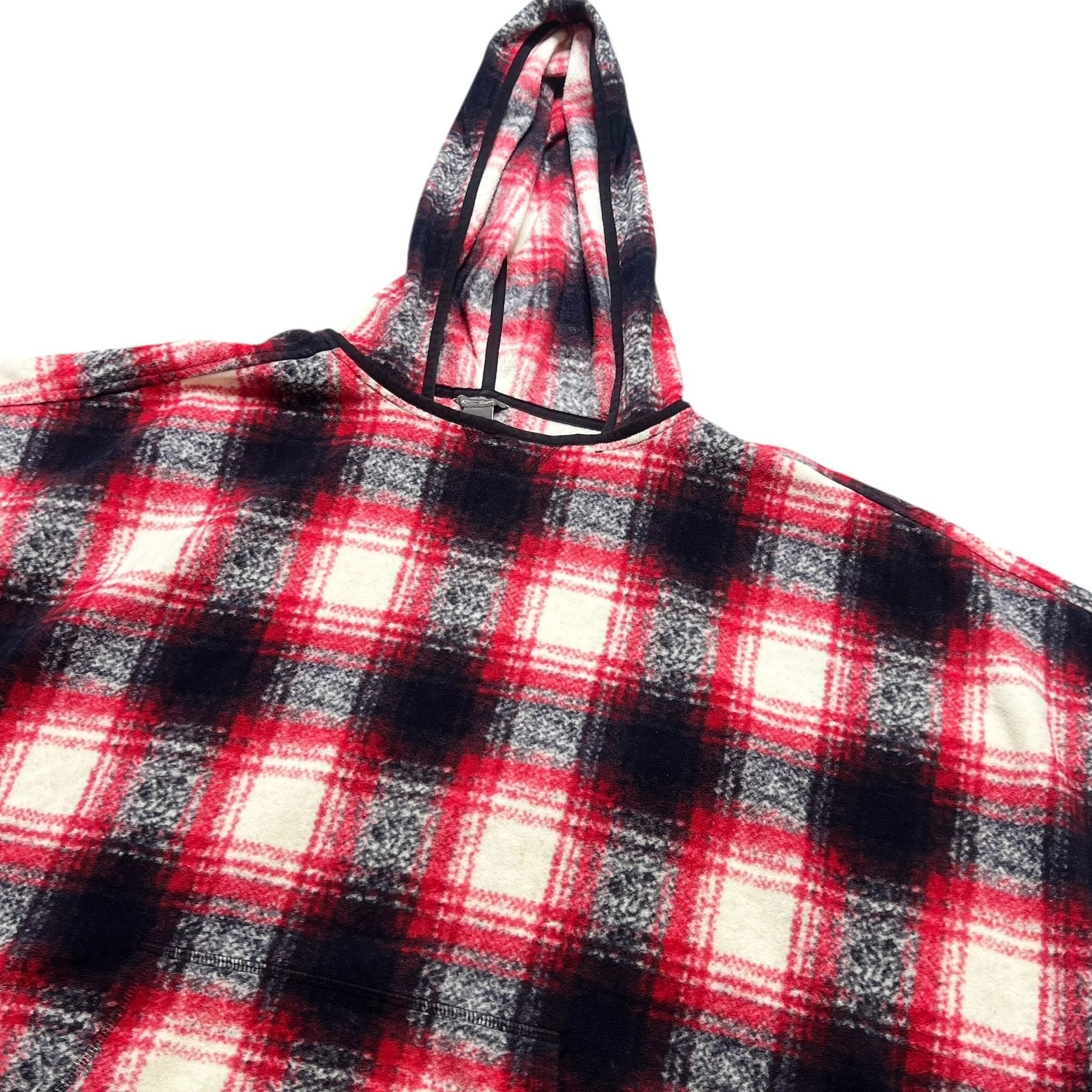 Eddie Bauer Eddie Bauer Poncho Top Womens Size M/L Petite Red White Blac Size L / US 10 / IT 46 - 2 Thumbnail