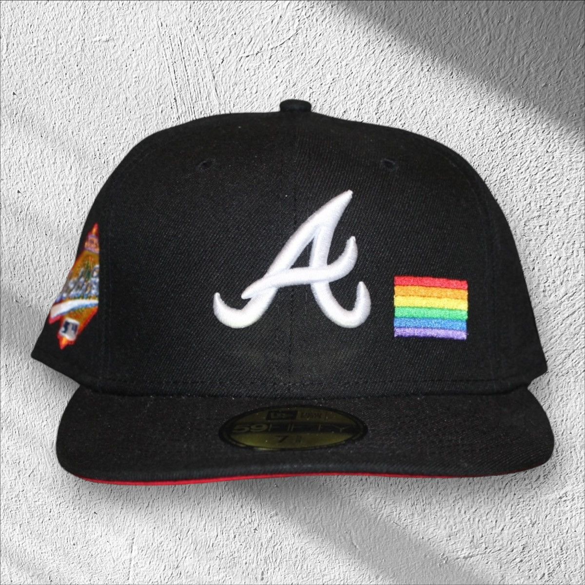 Atlanta Braves Pride World Series Fitted Hat New Era 5/8
