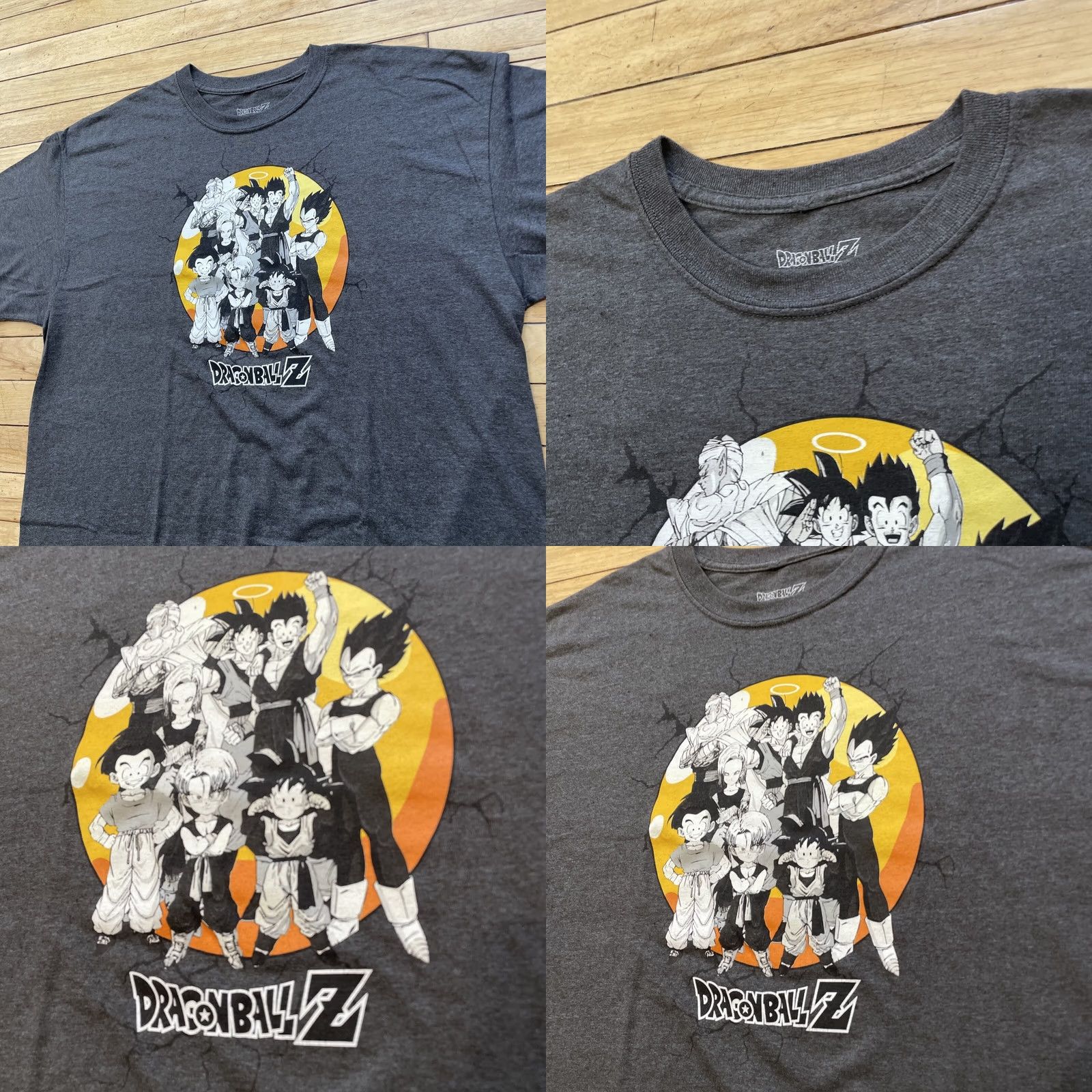 Vintage DRAGON BALL Z Shirt Men XL Gray GOKU GOHAN Vegeta Trunks DBZ Graphic Tee X L 46" Shirts Tee, 90s Anime, Dragon Ball Z Mens XL Gray Size US XL / EU 56 / 4 - 9 Thumbnail