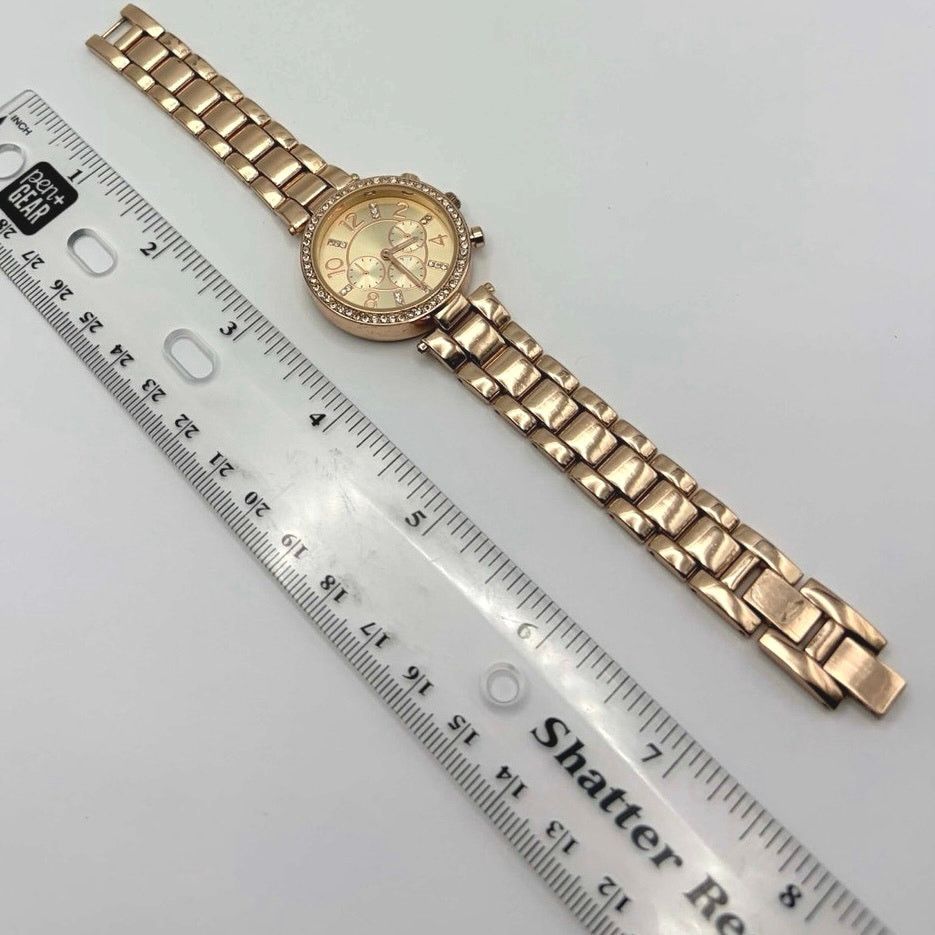 Other Rose Gold Crystal Accutime Watch Size ONE SIZE - 4 Thumbnail