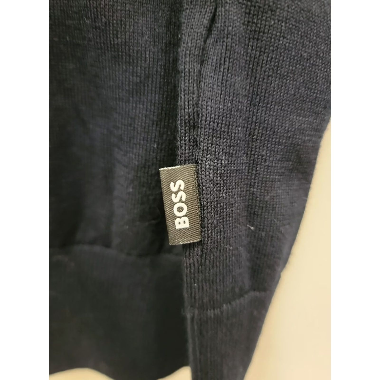 Hugo Boss HUGO BOSS Sweater Crew Neck Cotton Ebello Blue XL Men Pullover Size US XL / EU 56 / 4 - 5 Thumbnail