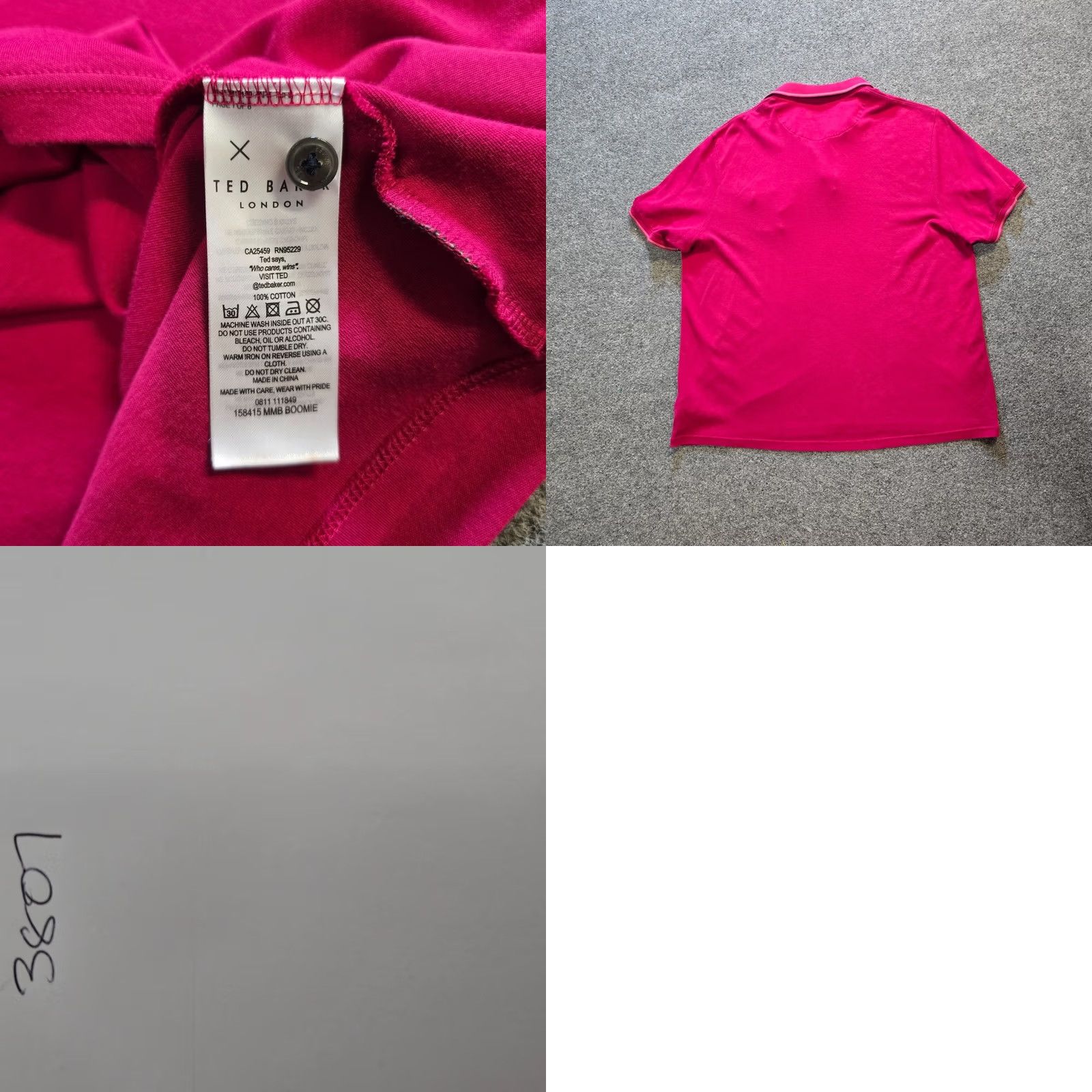 Ted Baker Ted Baker Shirt Polo Mens XL Red Short Sleeve Pocket Casual Preppy Size US XL / EU 56 / 4 - 8 Thumbnail
