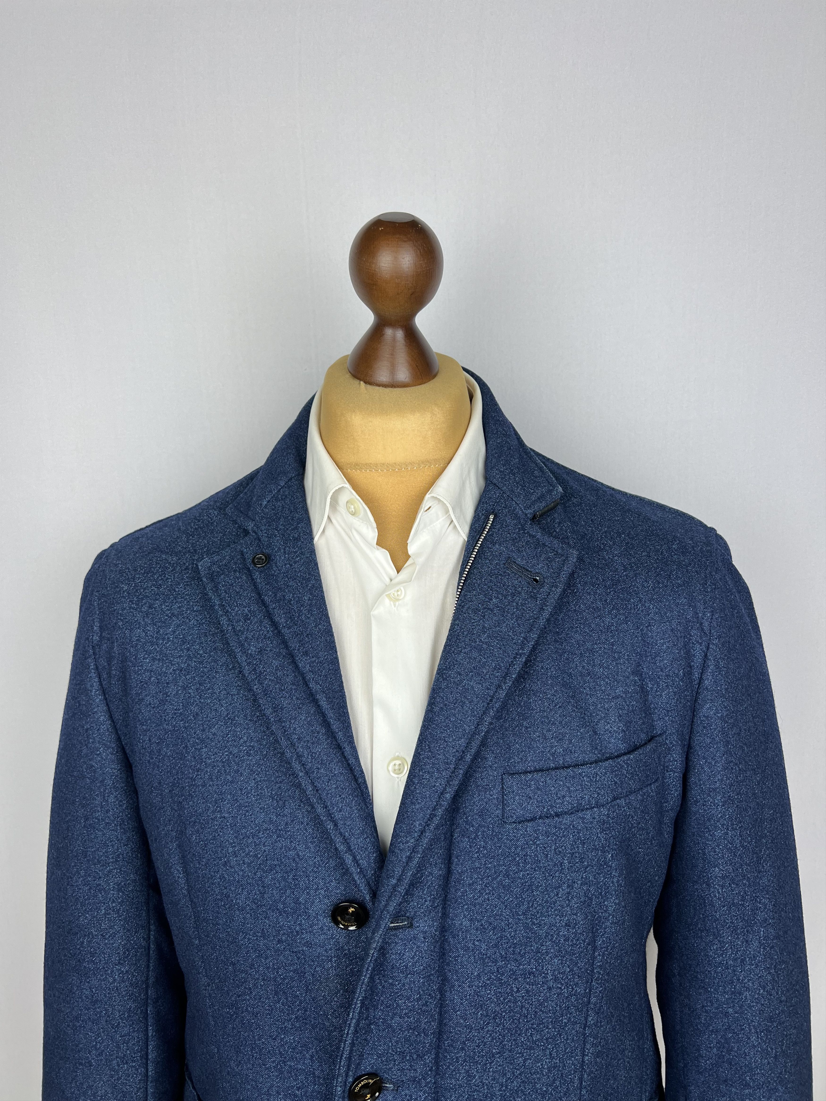 Tombolini x Vitale Barberis Pure Wool Insulated Blazer-Type Jacket Size US L / EU 52-54 / 3 - 9 Thumbnail
