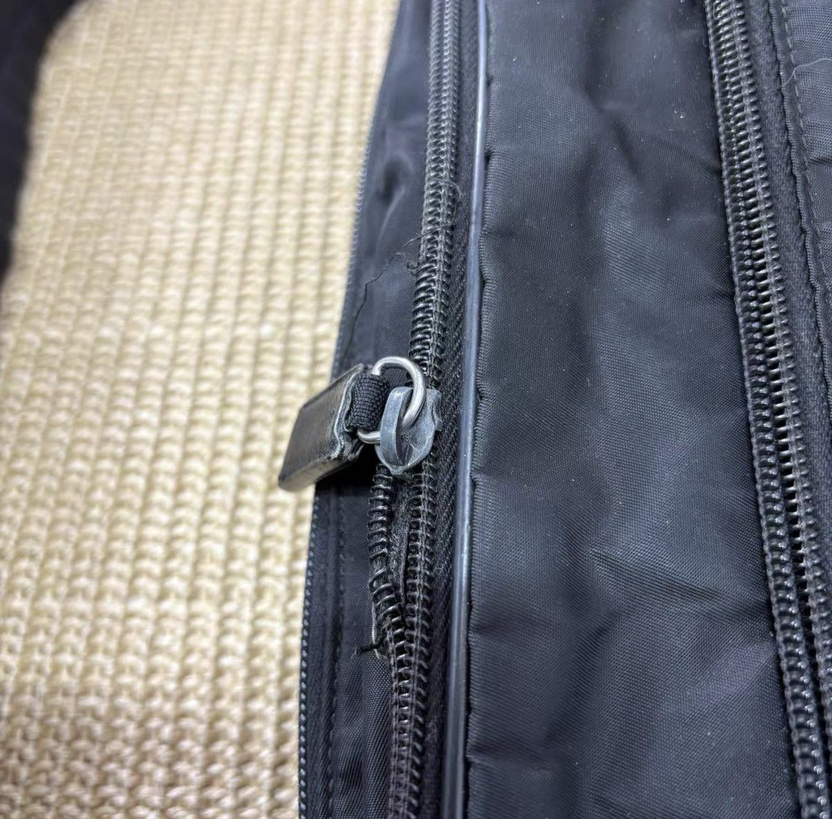 Prada Prada Briefcase Logo Leather Panel Commute Bag J29 Size ONE SIZE - 7 Thumbnail