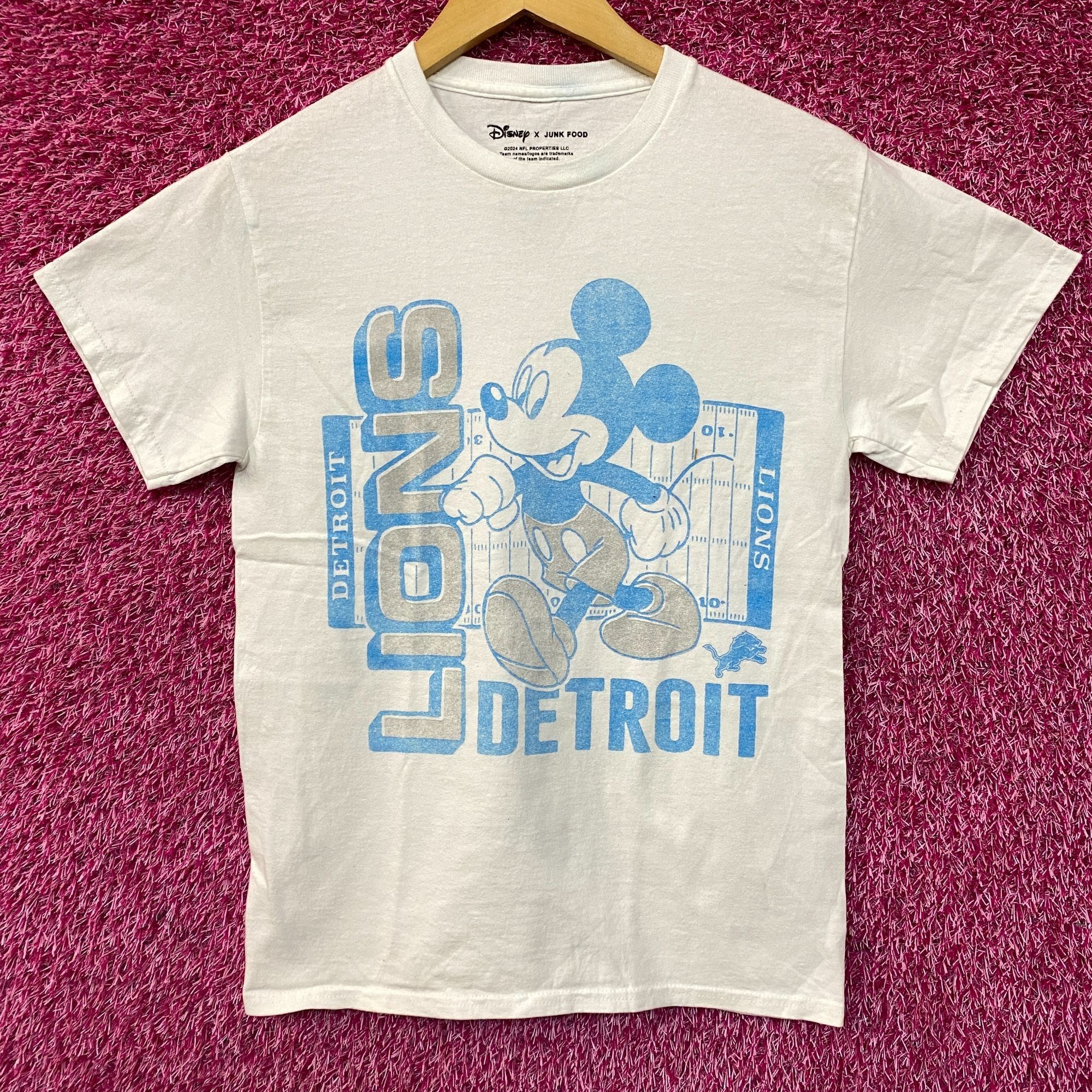 Disney Disney x Junk Food NFL Detroit Lions Mickey Mouse Field T-Sh Size US XS / EU 42 / 0 - 1 Thumbnail