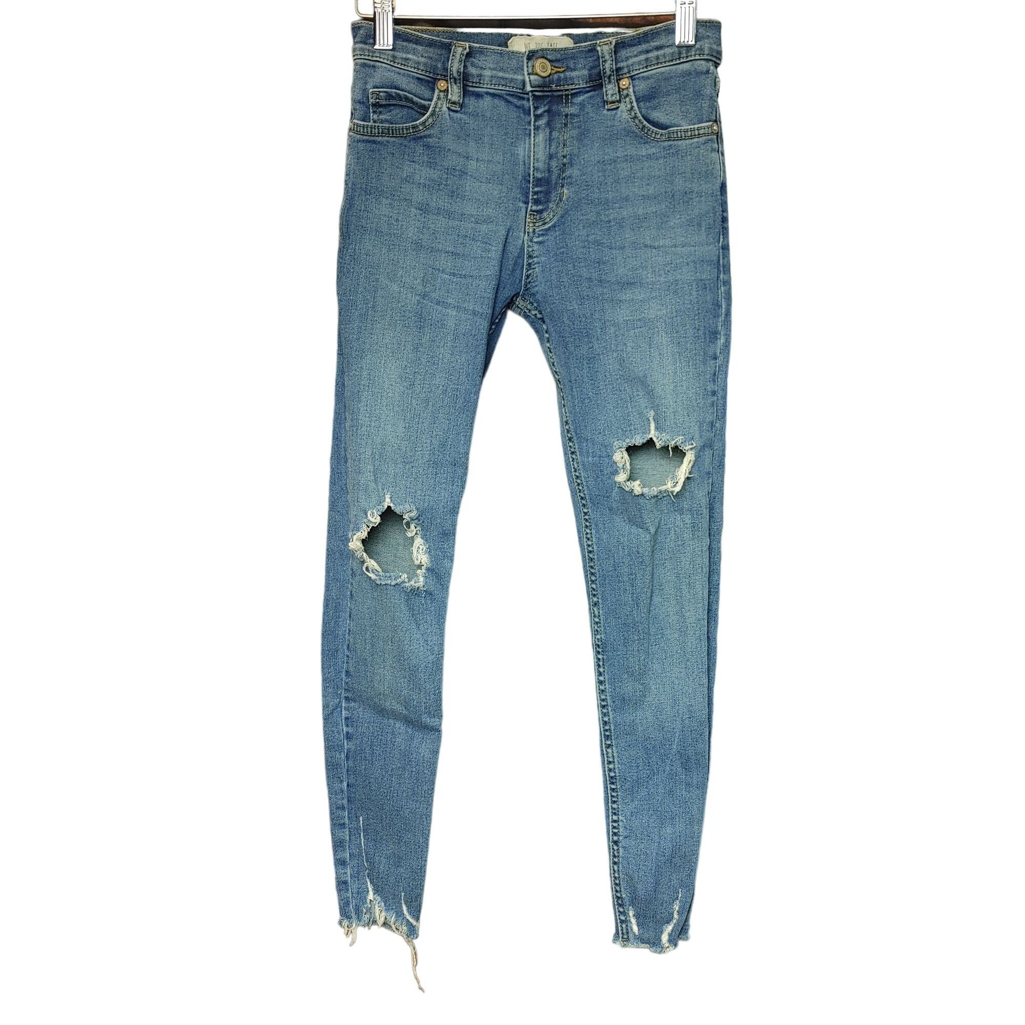 Other We The Free Women's Light Blue Ripped/Distressed Jeans Size Size 25" / US 0 / IT 36 - 1 Thumbnail