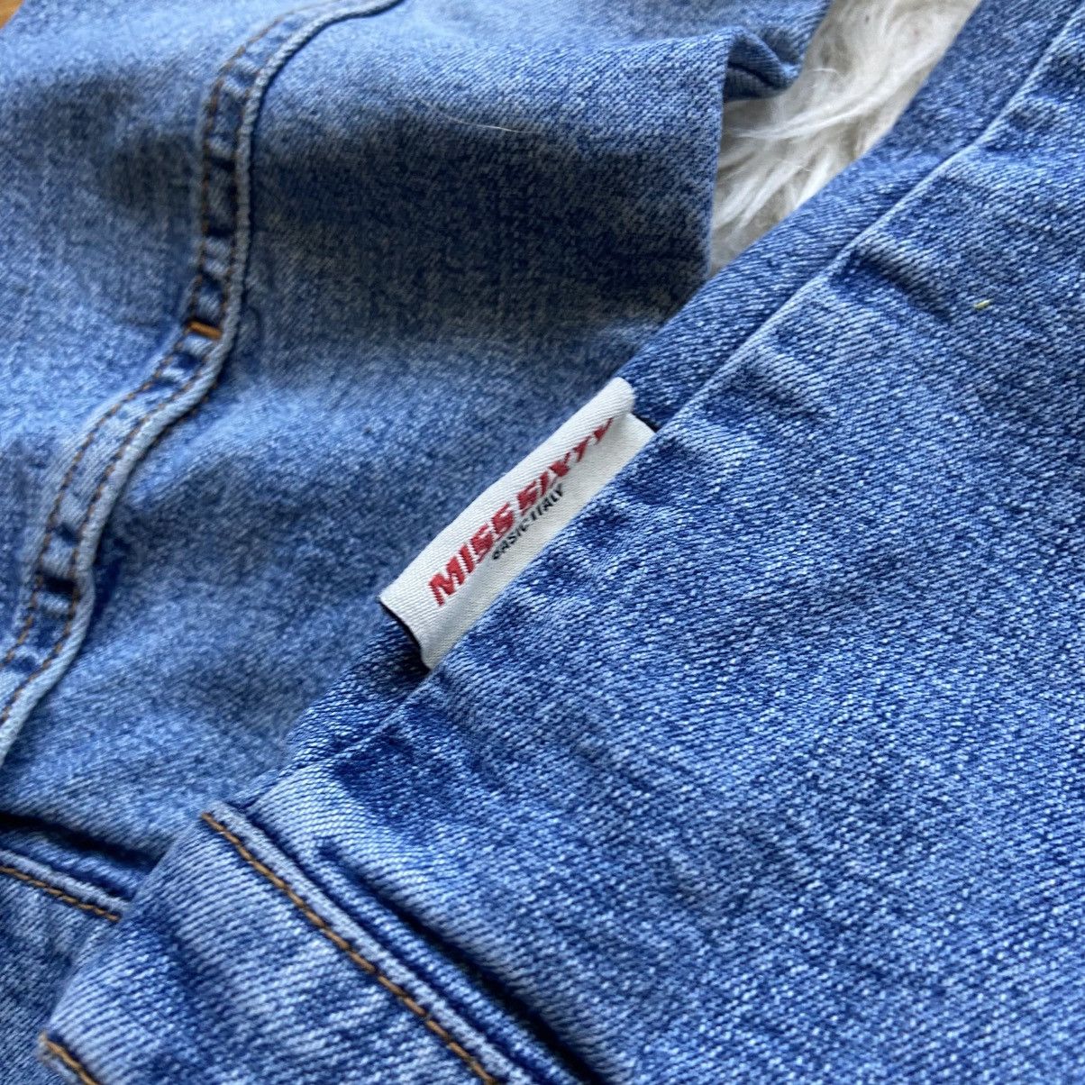 Miss Sixty 📌 Vintage 00s Miss Sixty Denim Crop Y2K Jacket Size M / US 6-8 / IT 42-44 - 13 Thumbnail