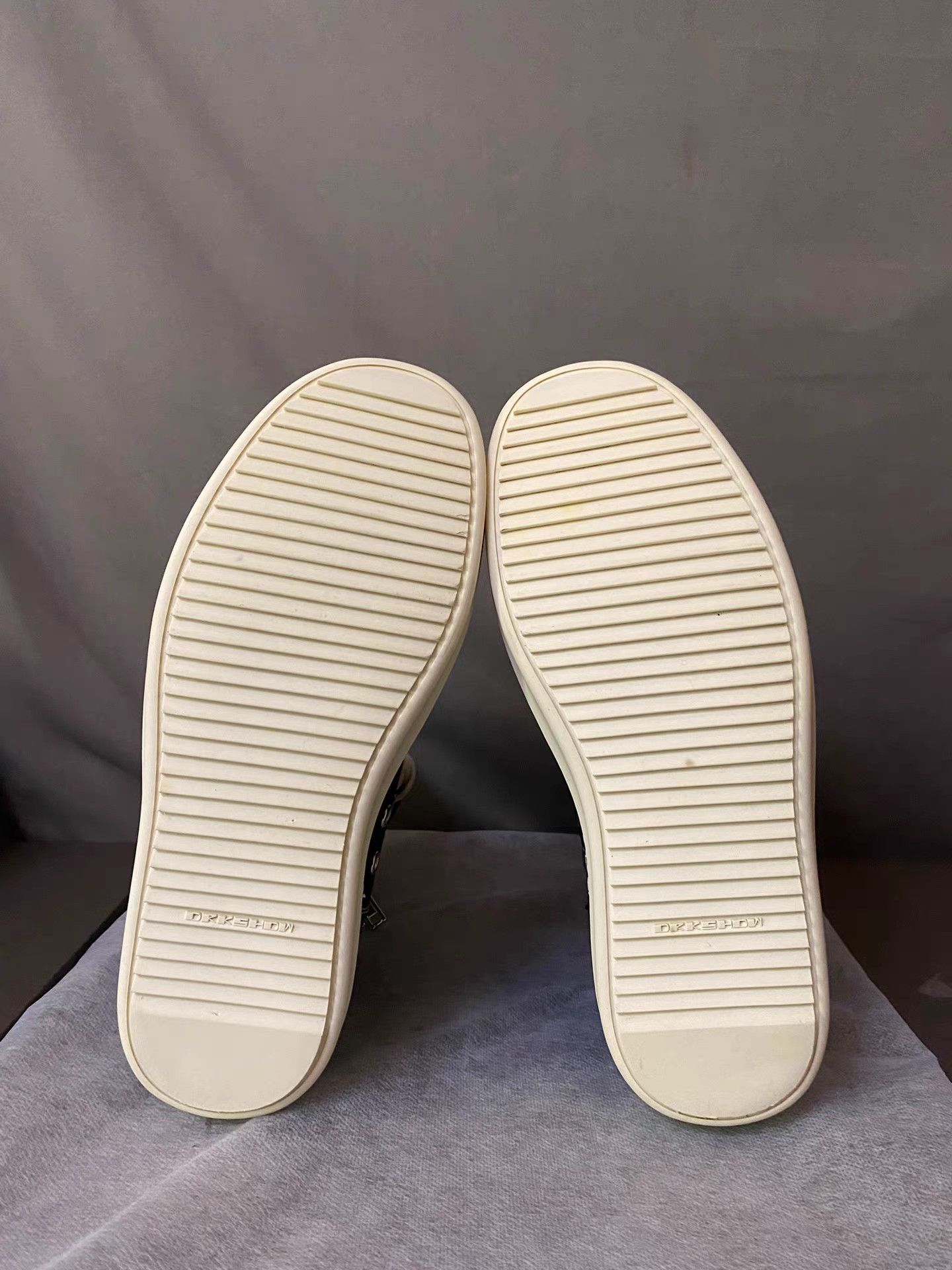 Rick Owens Rick Owens DRKSHDW satin mismatched sneakers Size US 6.5 / EU 39-40 - 5 Thumbnail