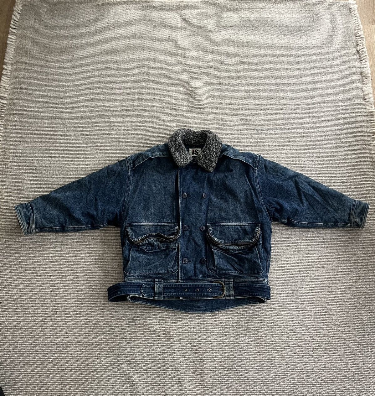 Issey Miyake Issey Miyake I.S Sport 80s Denim Jacket Size US L / EU 52-54 / 3 - 2 Thumbnail