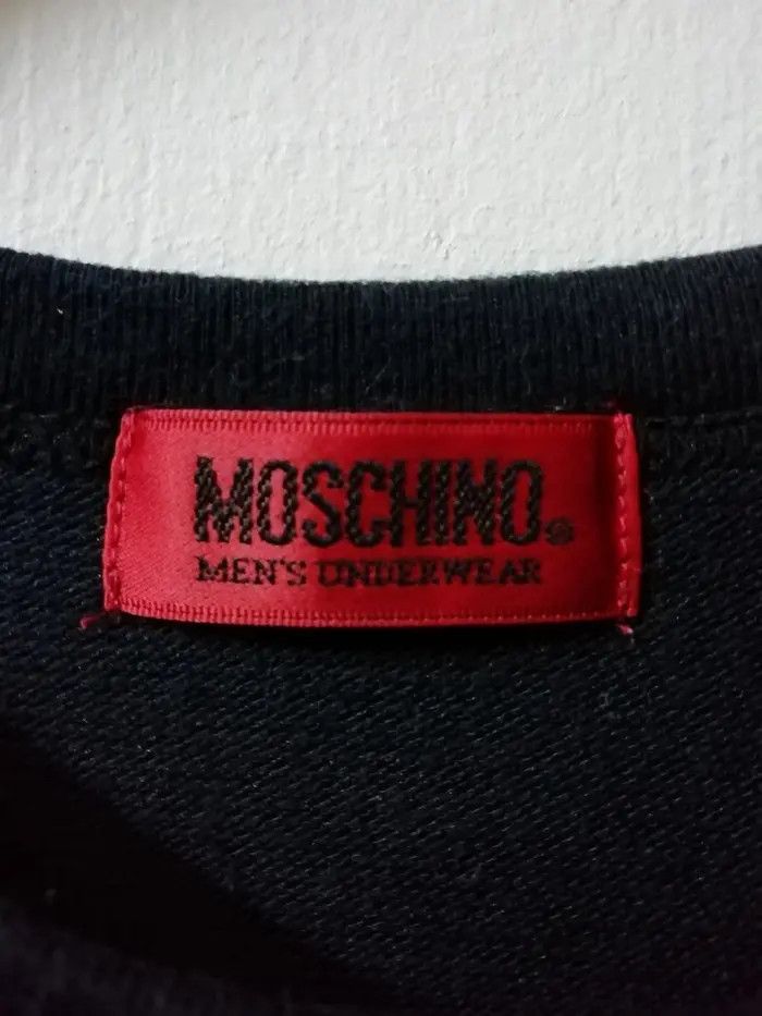 Moschino Lot of 2 Size M&L Moschino Men's Underwear Plain T-Shirt Size US L / EU 52-54 / 3 - 3 Thumbnail