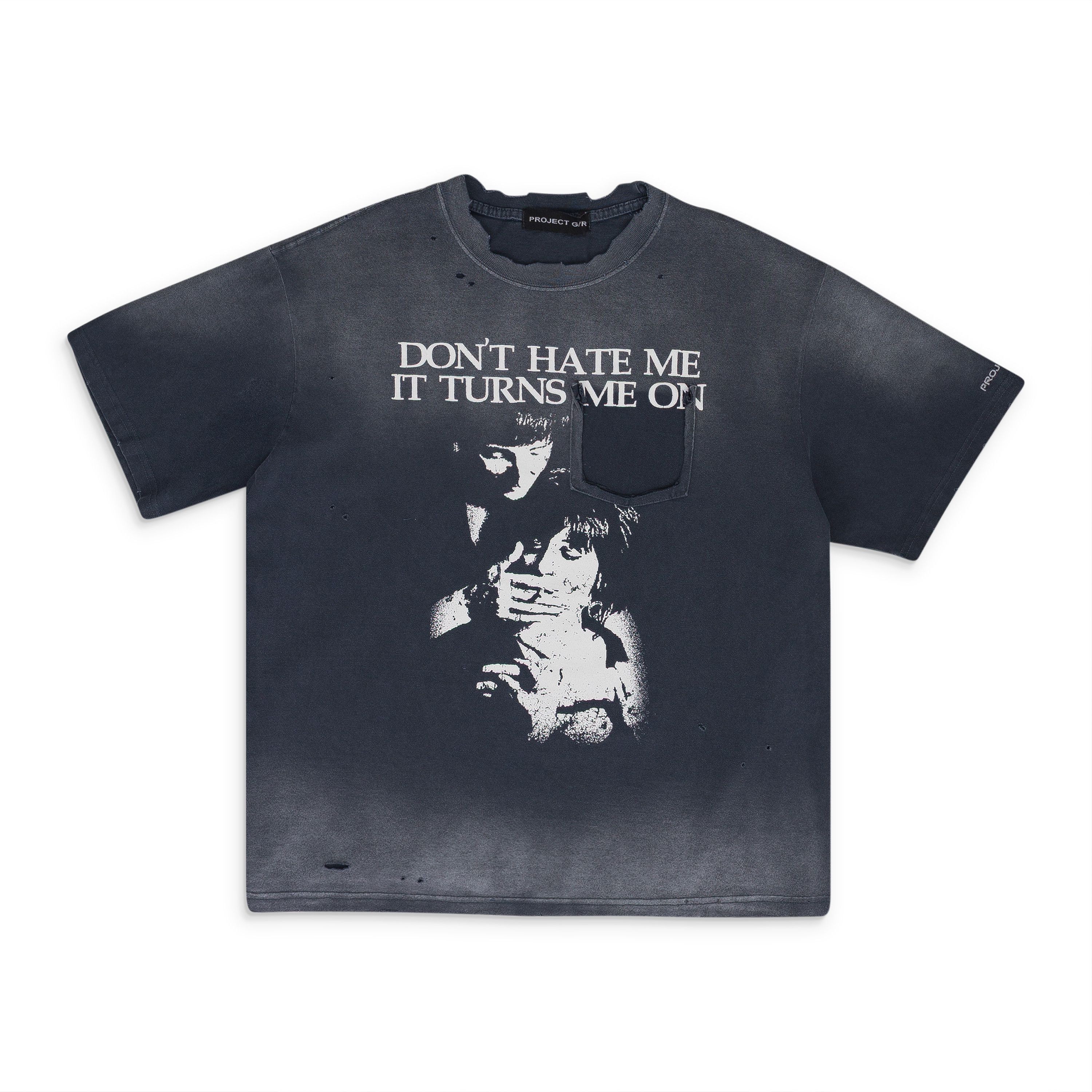 PROJECT G/R New PROJECT GR BLUESNAKE BLACK WASHED TSHIRT 25