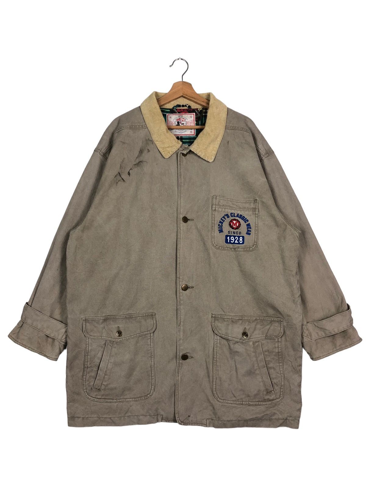 Cartoon Network 🔥90s Chore Blanket Lining Full Print Jacket Mickey & Co USA Size US L / EU 52-54 / 3 - 1 Thumbnail