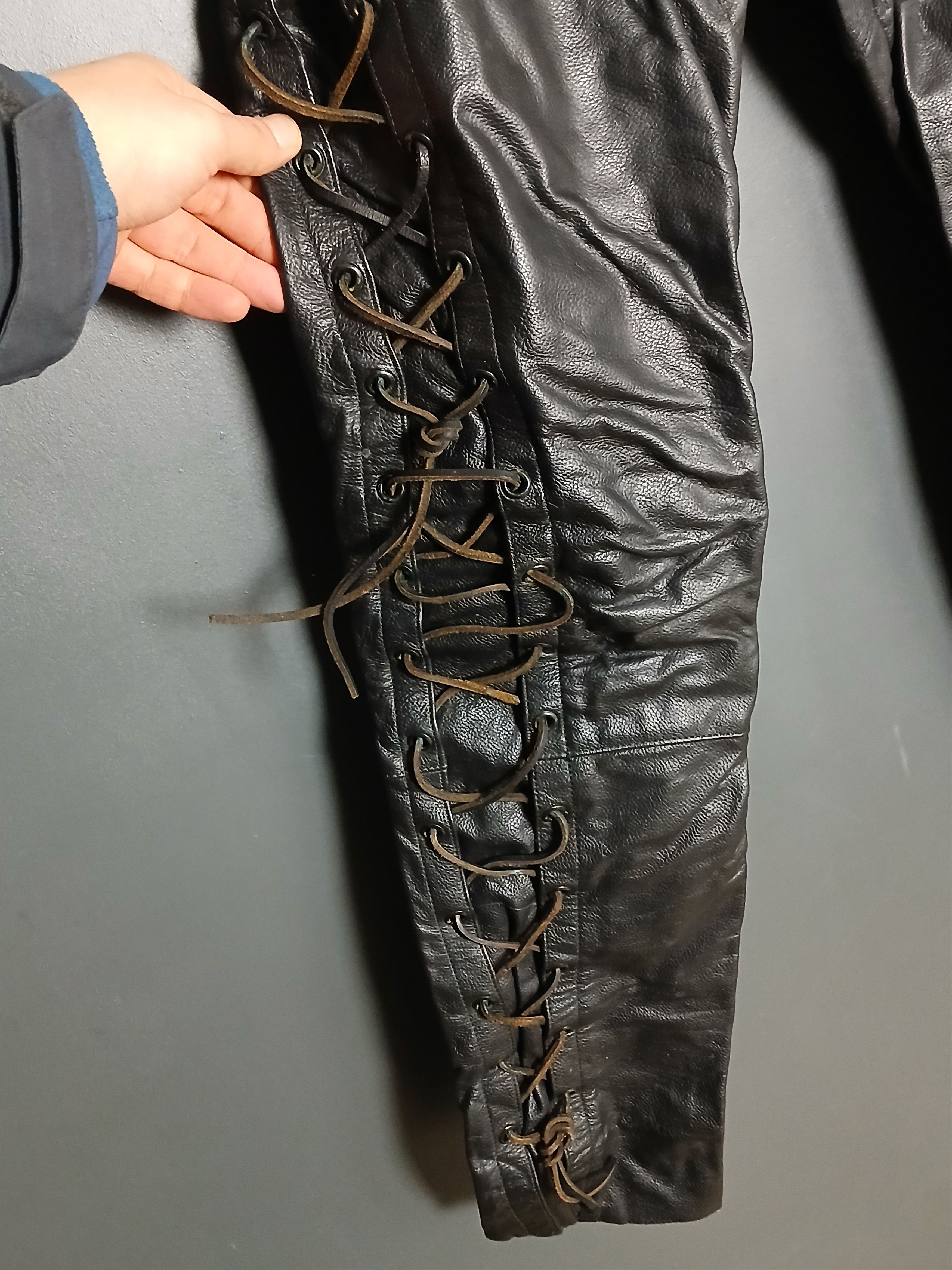Leather Vintage Takai Leather Pants Size US 38 / EU 54 - 9 Thumbnail