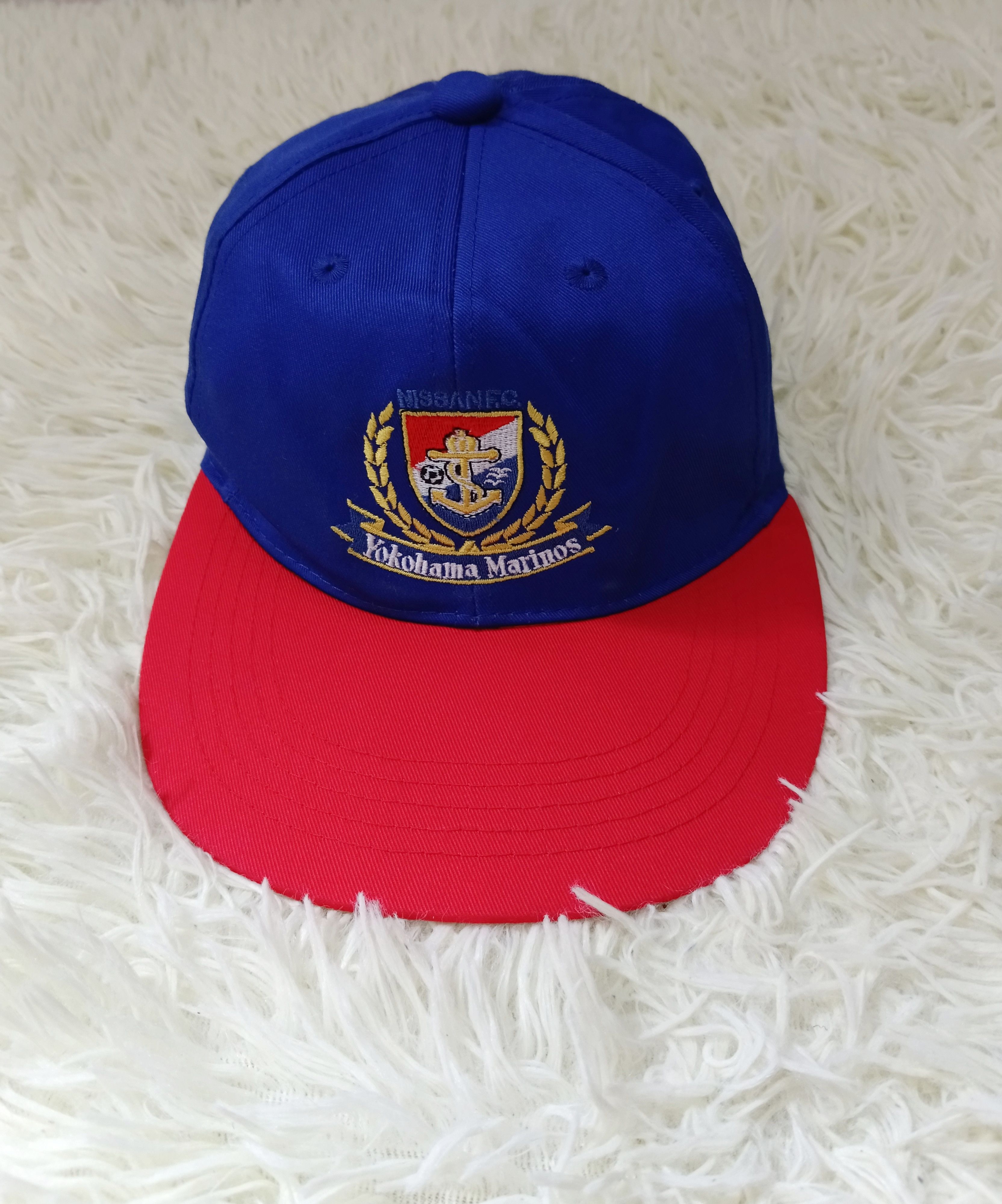Vintage 90s J.LUAGUE YOKOHAMA MARINOS HAT Size ONE SIZE - 1 Thumbnail