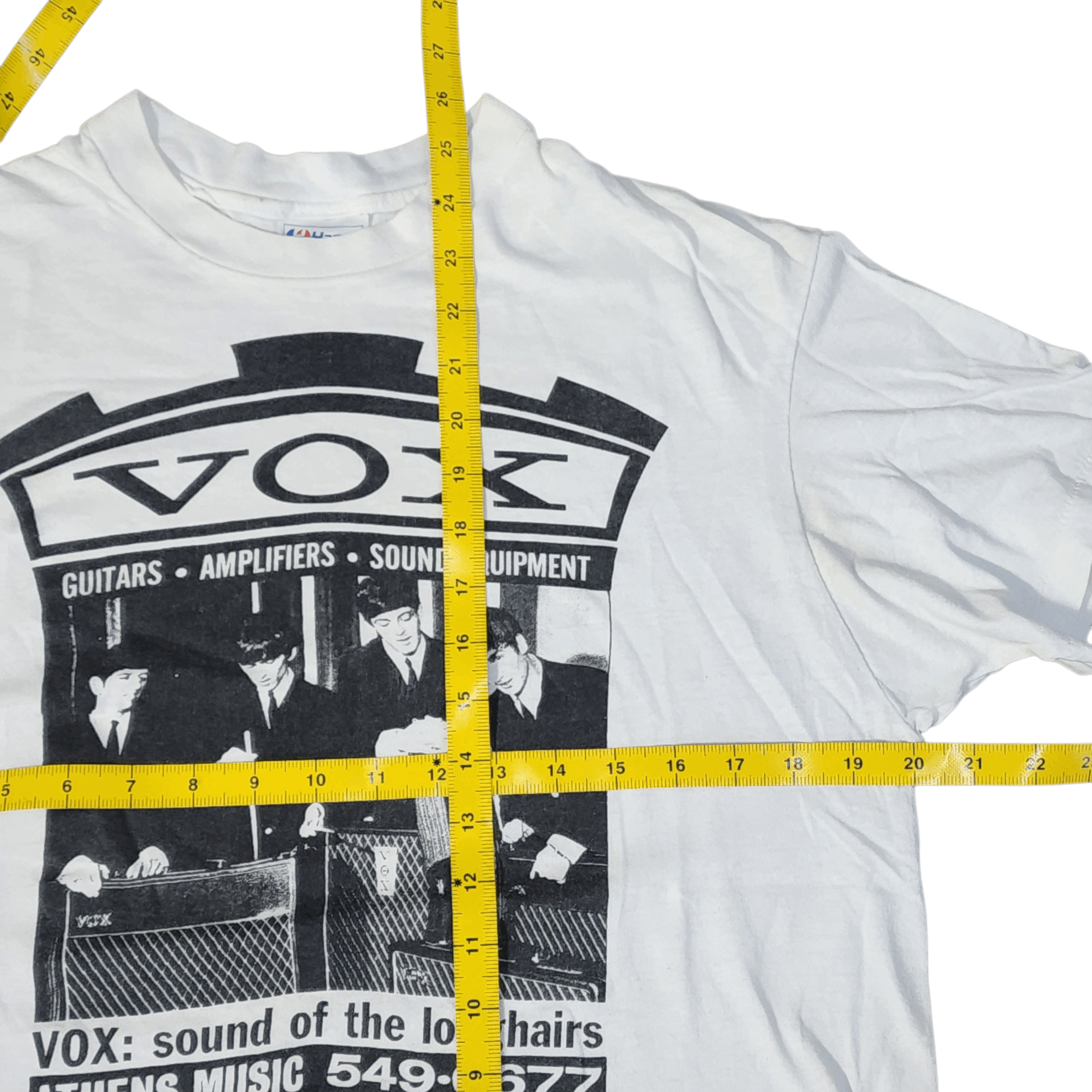 Vintage Rare Vintage 80s The Beatles VOX Hanes made in USA shirt Size US L / EU 52-54 / 3 - 5 Thumbnail