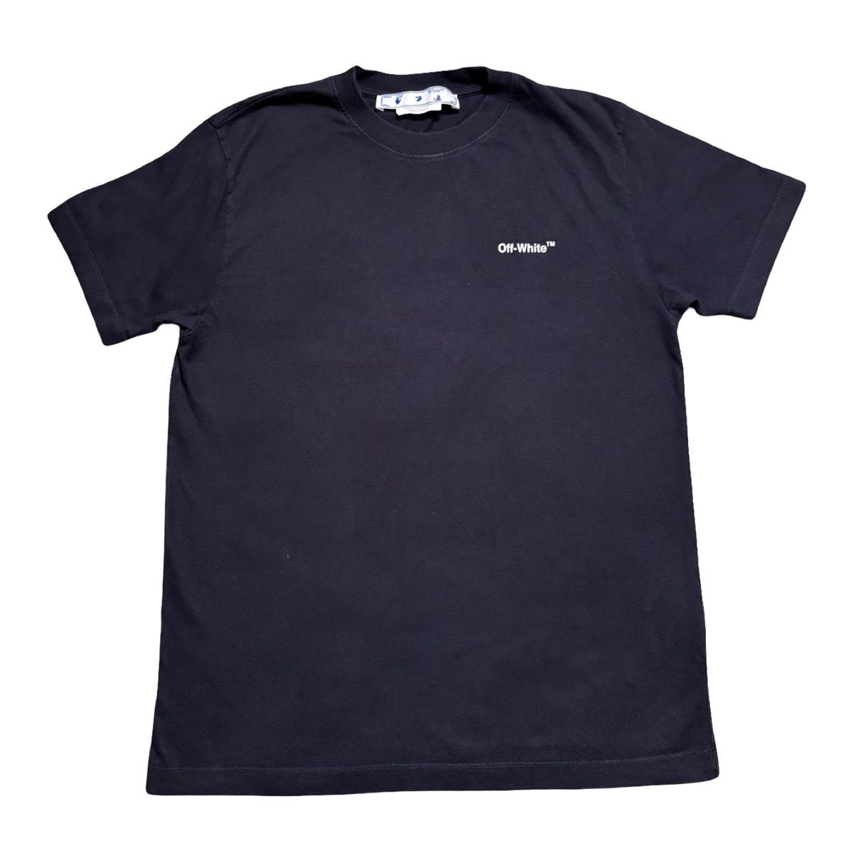 Off-White OFF-WHITE Off-White Men Chain Arr Slim S/S Tee Black White Size US S / EU 44-46 / 1 - 2 Thumbnail