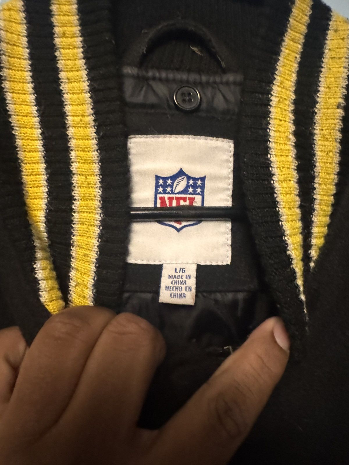 NFL Pittsburgh Steelers varsity-style jacket Size US L / EU 52-54 / 3 - 4 Thumbnail
