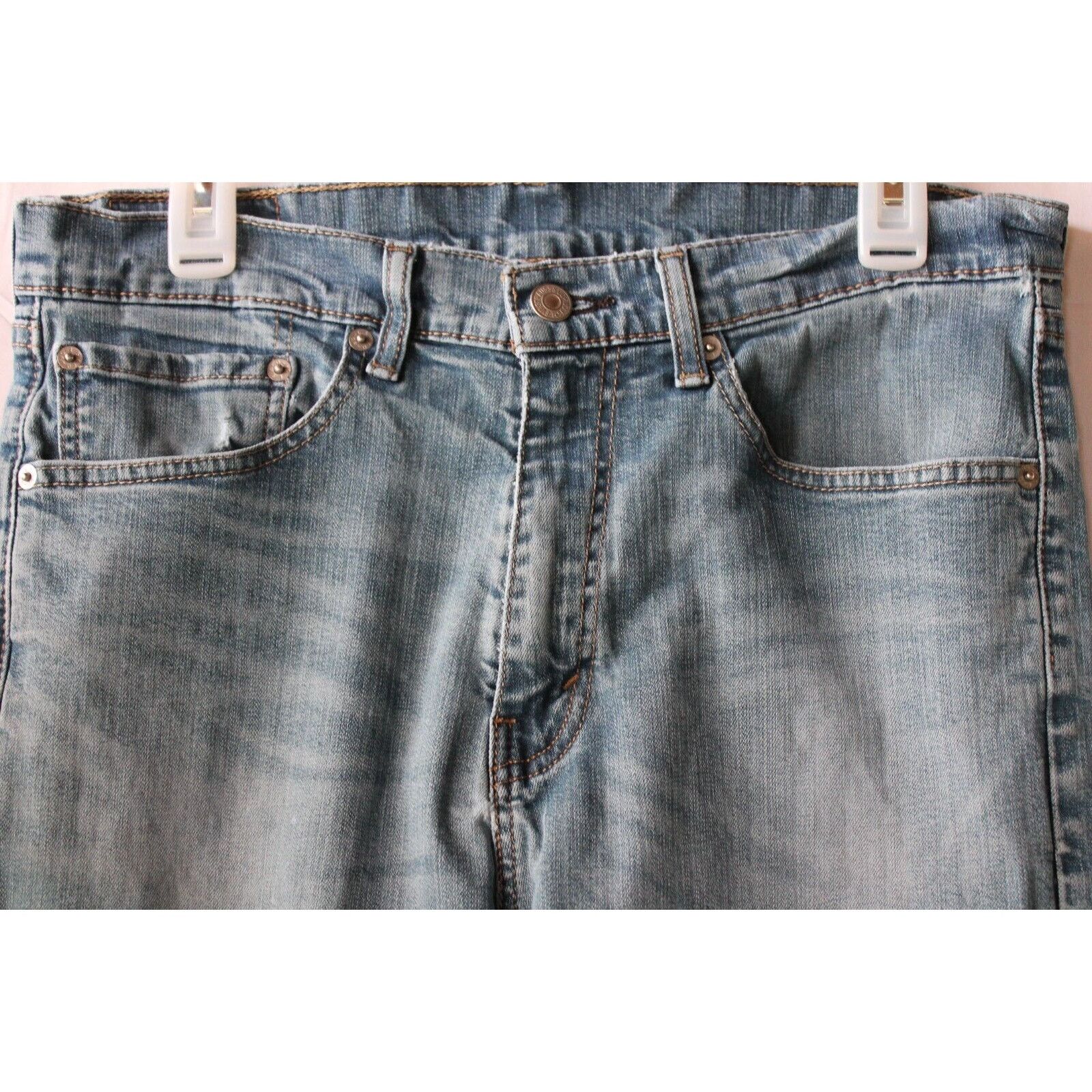 Levi's LEVIS 505 Men Size 34x34 Blue/Straight /medium denim *NICE! Size US 34 / EU 50 - 4 Thumbnail