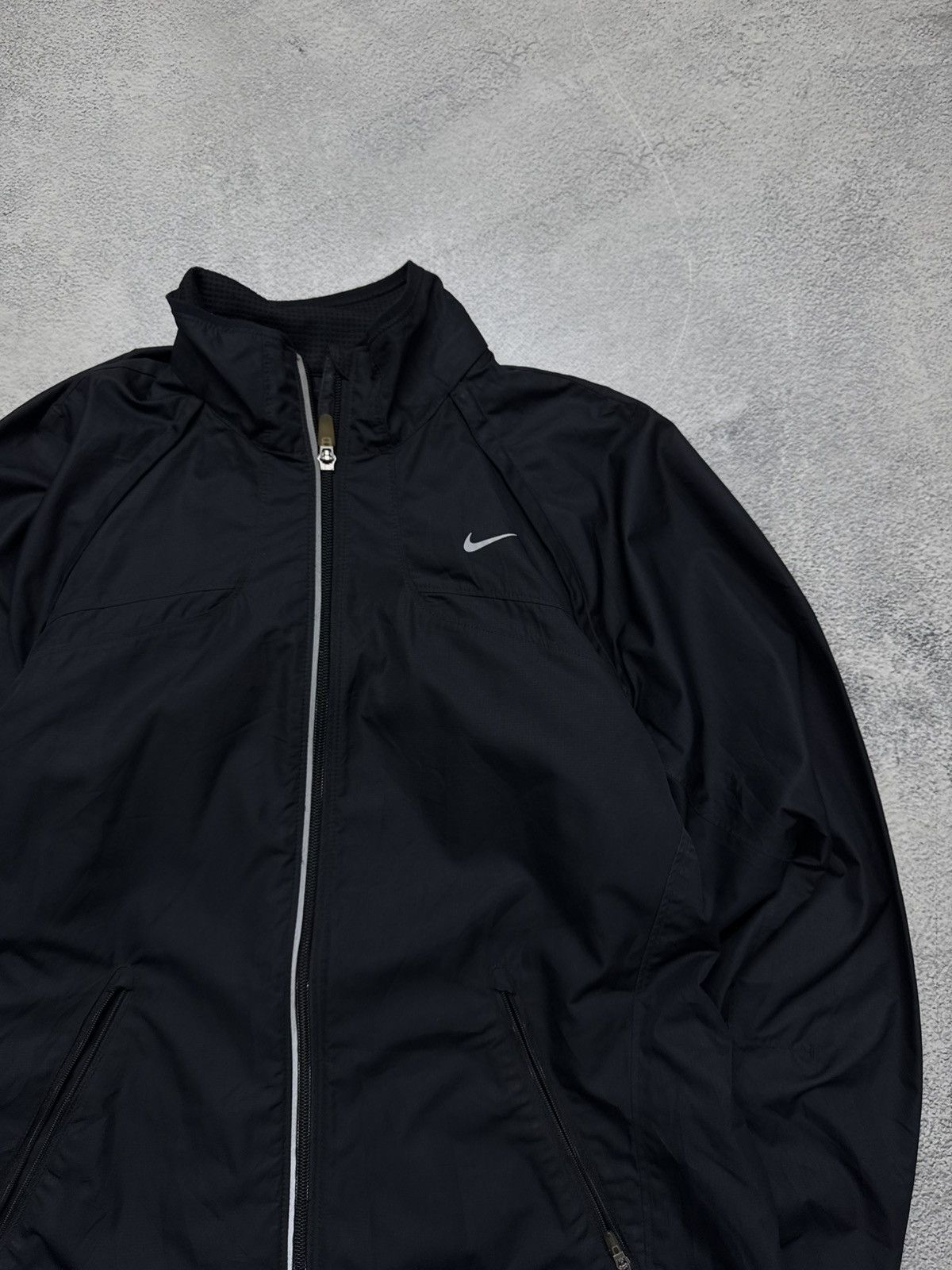 Nike Vintage Y2K Nike Nylon Mini Logo Jacket 00’s Size L / US 10 / IT 46 - 2 Thumbnail