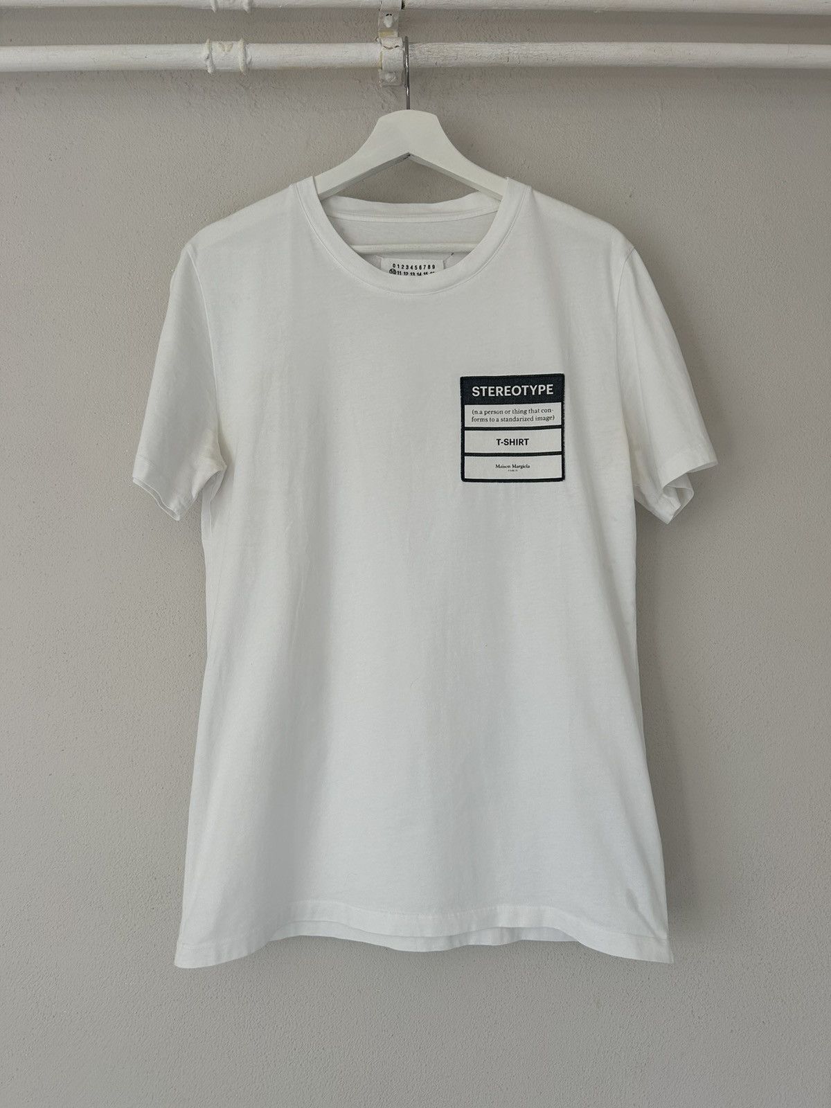 Maison Margiela White Stereotype T-Shirt Size US M / EU 48-50 / 2 - 1 Thumbnail