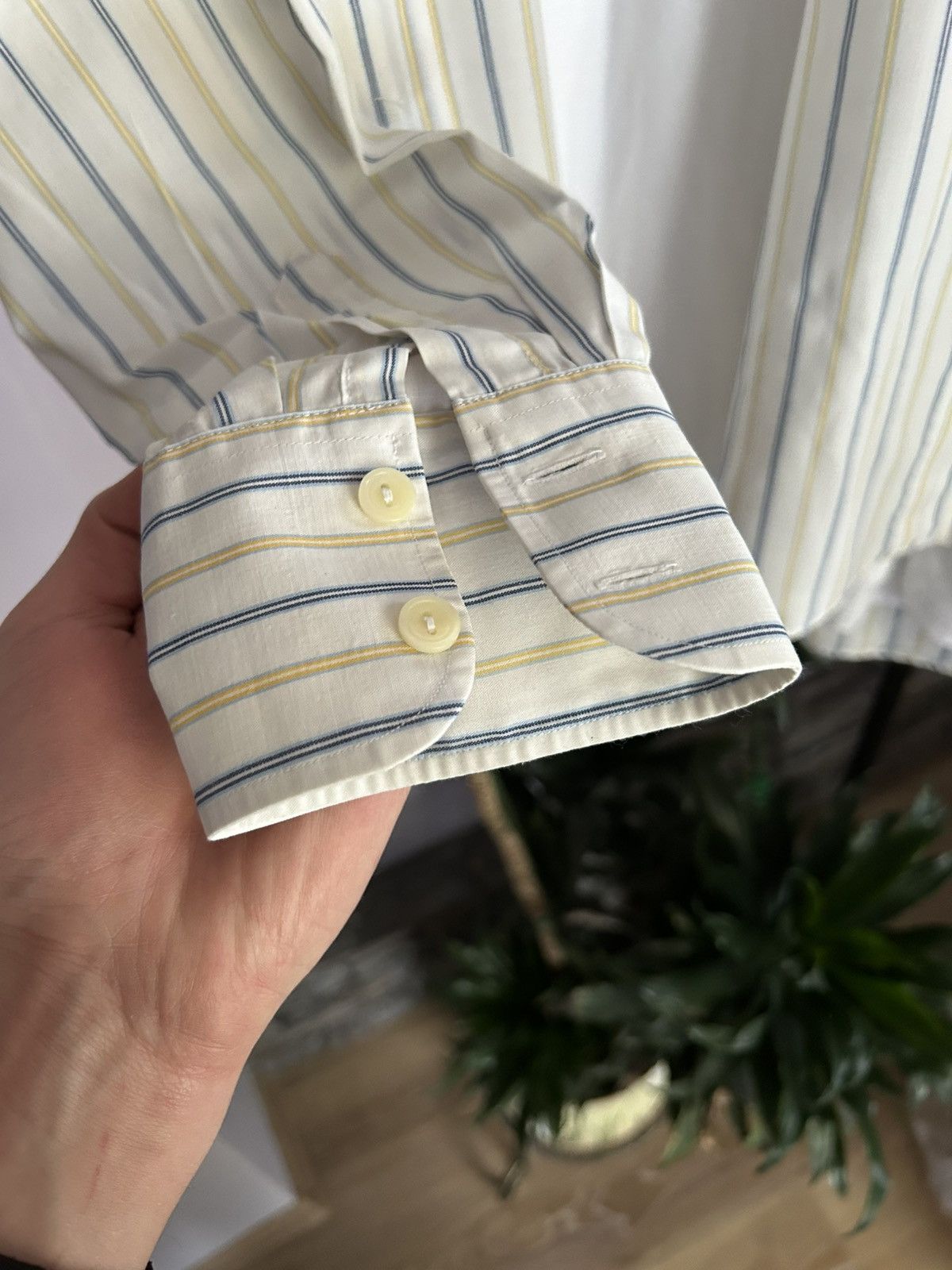 Vintage Yves Saint Laurent YSL 70s vintage striped shirt Size US M / EU 48-50 / 2 - 10 Thumbnail