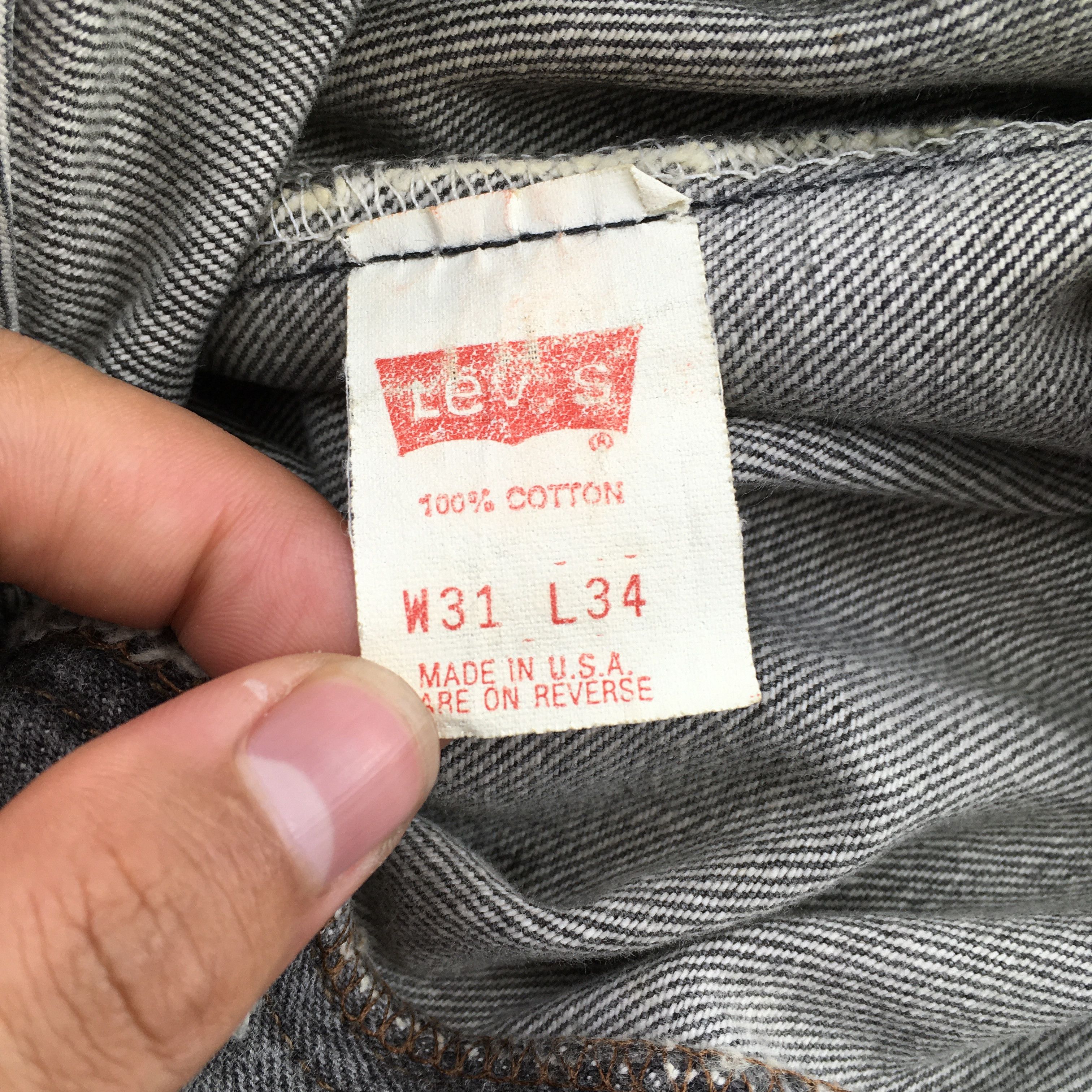 Levi's Size 30x31 Vintage 90s Levi's 501 Faded Black Jeans S1137 Size US 30 / EU 46 - 13 Thumbnail