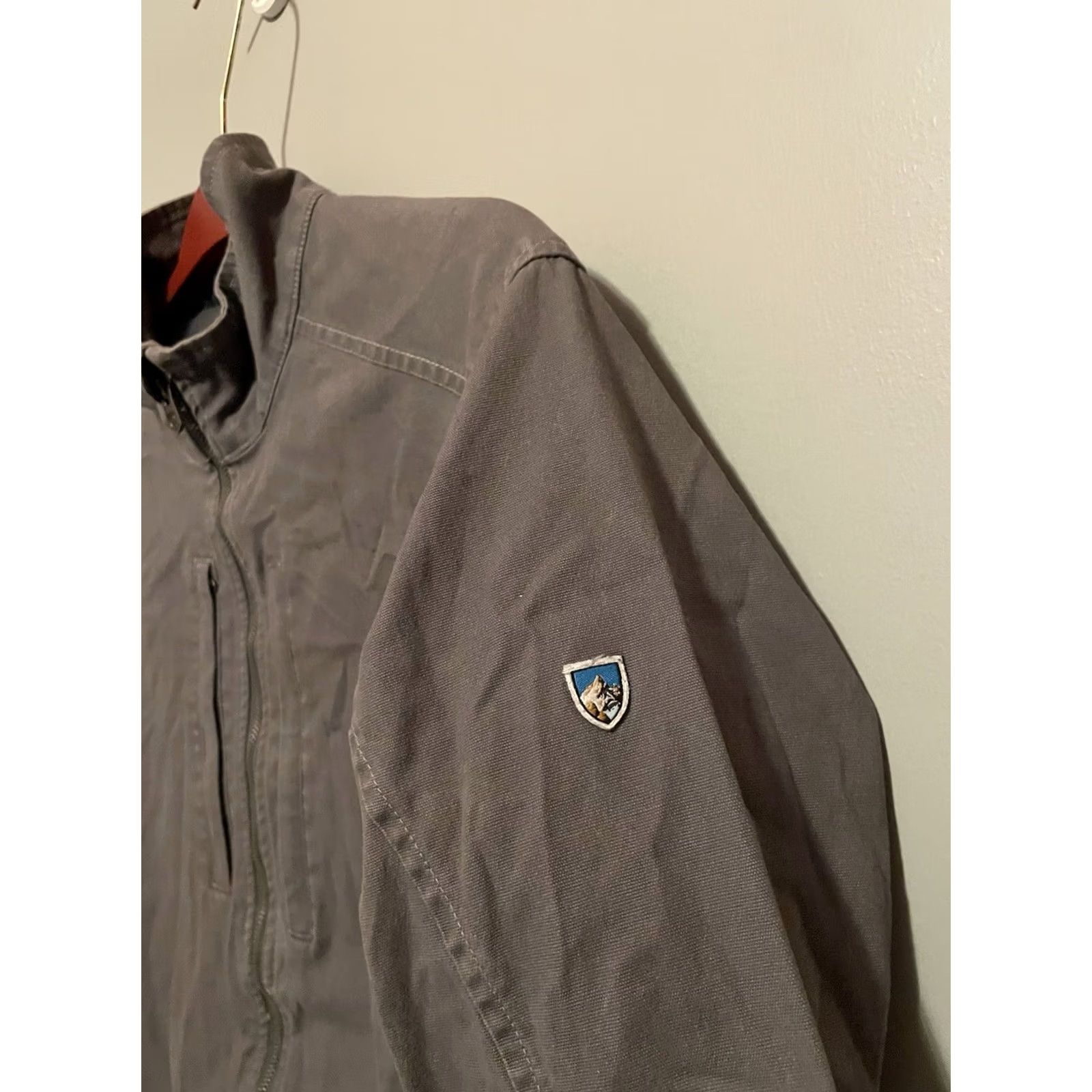 Vintage Kuhl Jacket Gray Biker Women's Size L Full Zip Up Mid-Length Softshell Quilted Insulated Regular Size L / US 10 / IT 46 - 4 Thumbnail