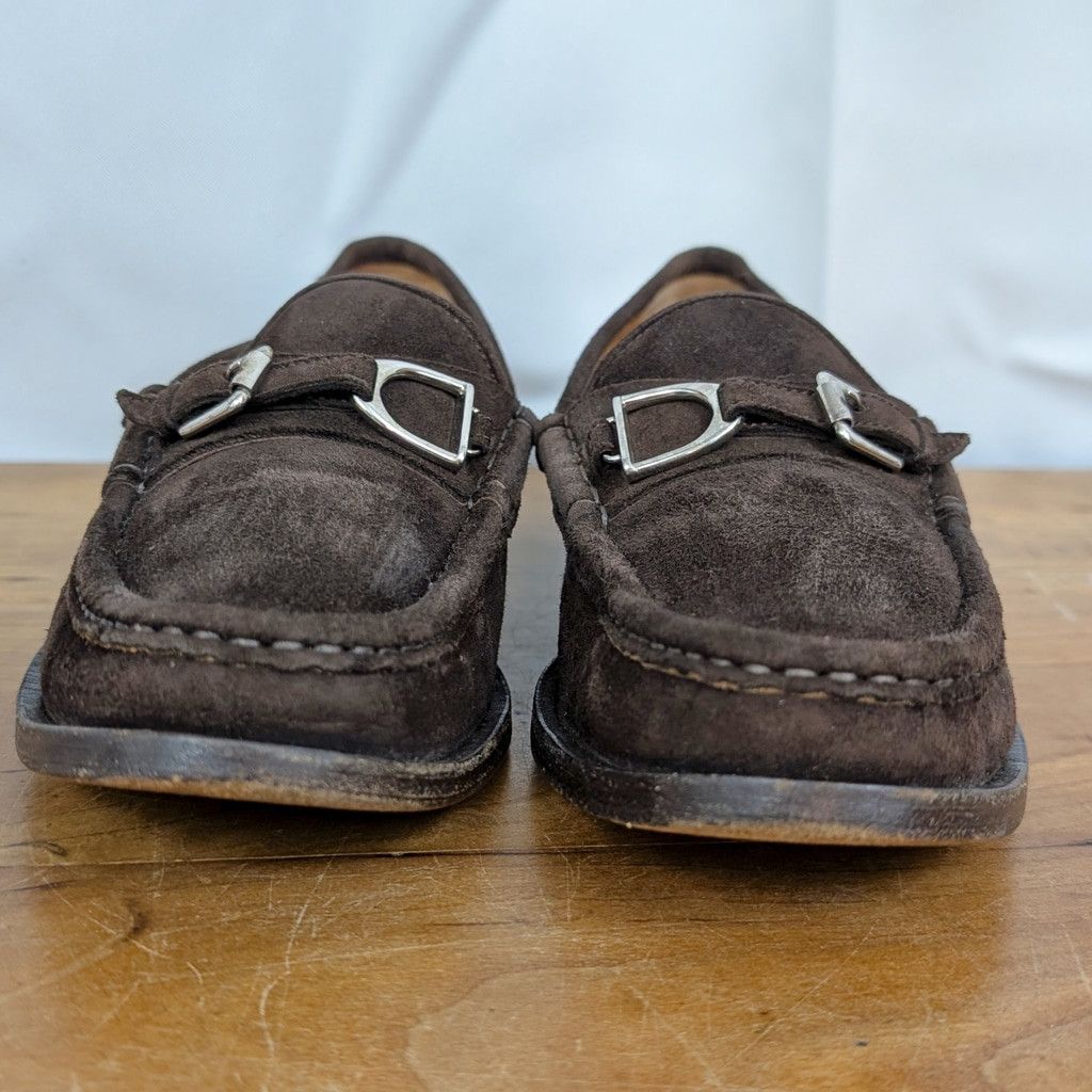 Ralph Lauren × Ralph Lauren Purple Label Ralph Lauren Collection Italian Made ladies' Suede Loafers 8 Size US 8 / IT 38 - 8 Thumbnail