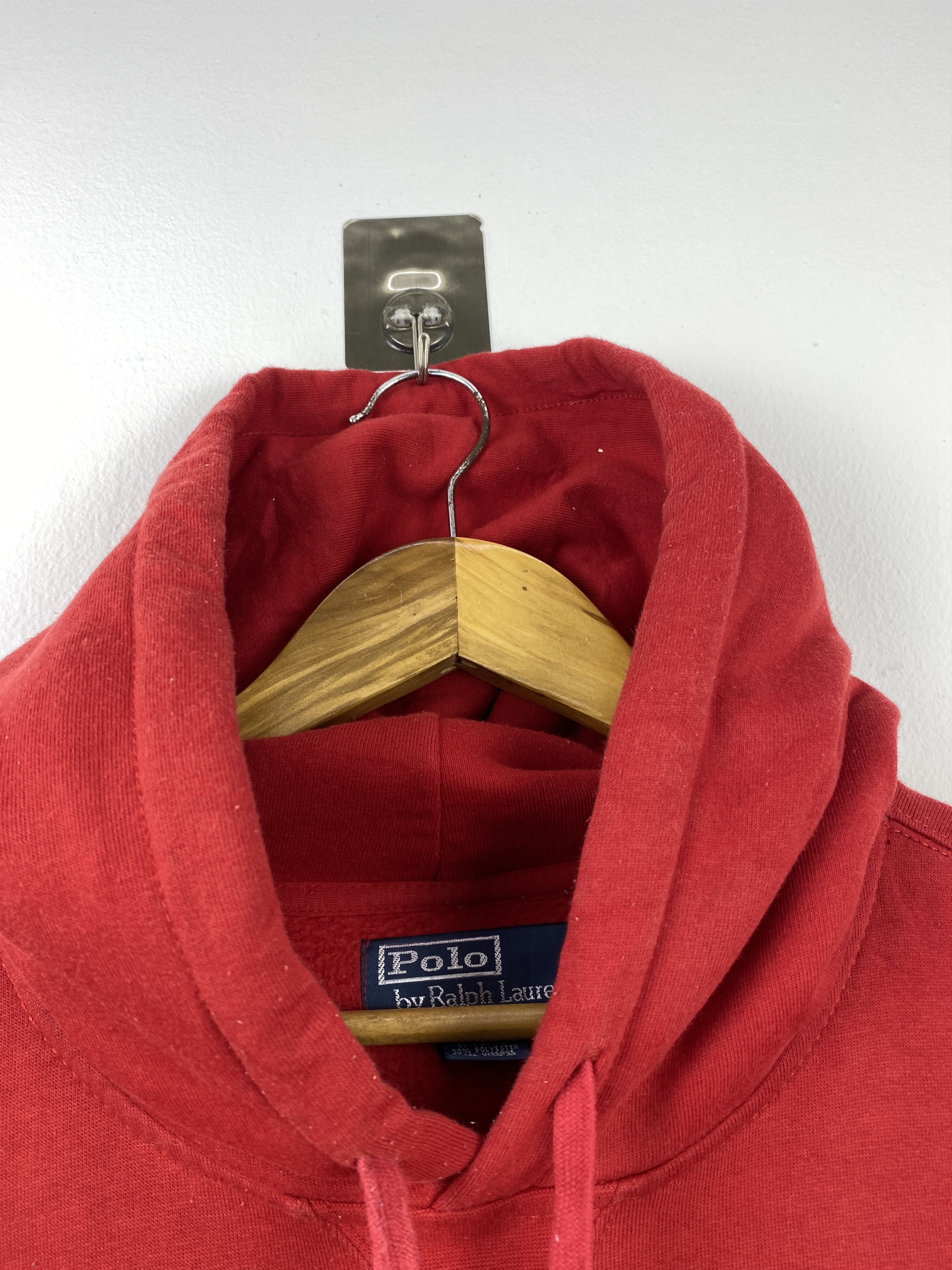 Polo Ralph Lauren Vintage Polo Ralph Lauren Pullover Hoodie SH0543 Size US L / EU 52-54 / 3 - 11 Thumbnail