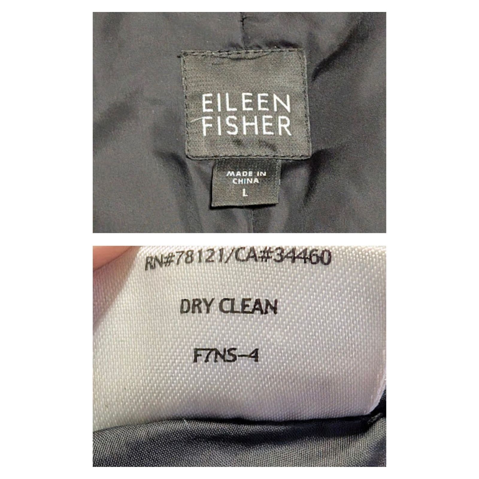 Eileen Fisher Eileen Fisher Black Quilted Long Puffer Coat Womens Size L Size L / US 10 / IT 46 - 8 Thumbnail