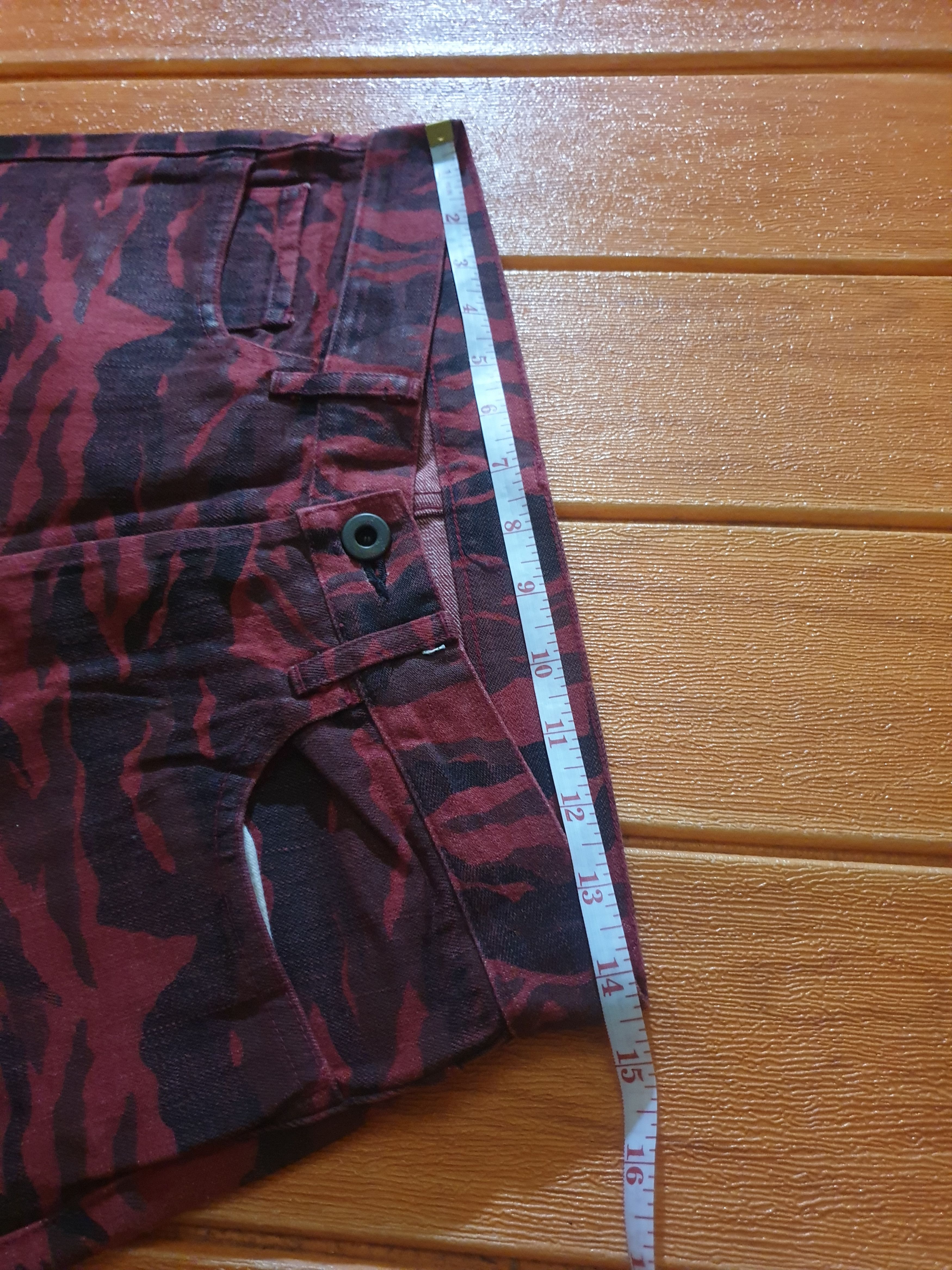 Japanese Brand 💥Rupert Red camo red denim pant Size US 29 - 8 Thumbnail