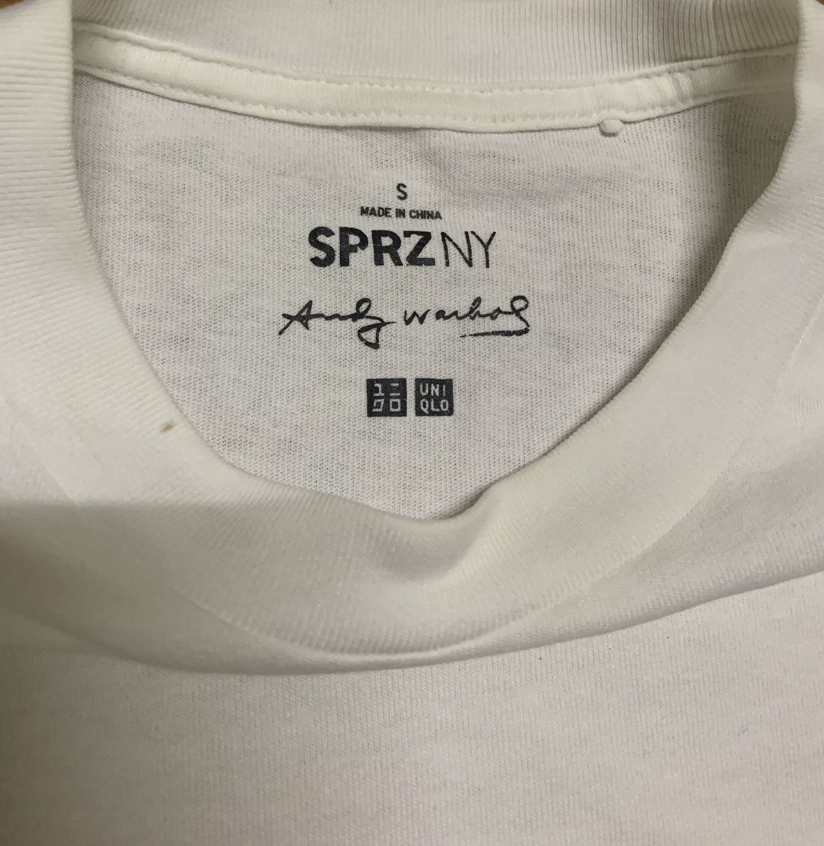 Andy Warhol Hype SPRZNY Andy Warhol Visit New York Side Tape Tee Size US S / EU 44-46 / 1 - 4 Thumbnail