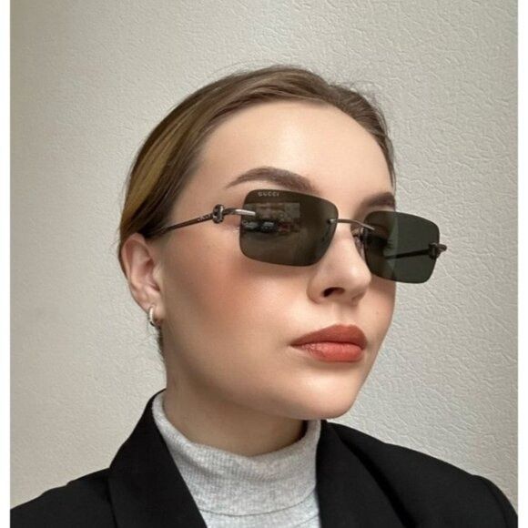 Gucci NEW GUCCI SUNGLASSES GG1703S 001 BLACK UNISEX EYEWEAR Size ONE SIZE - 2 Thumbnail