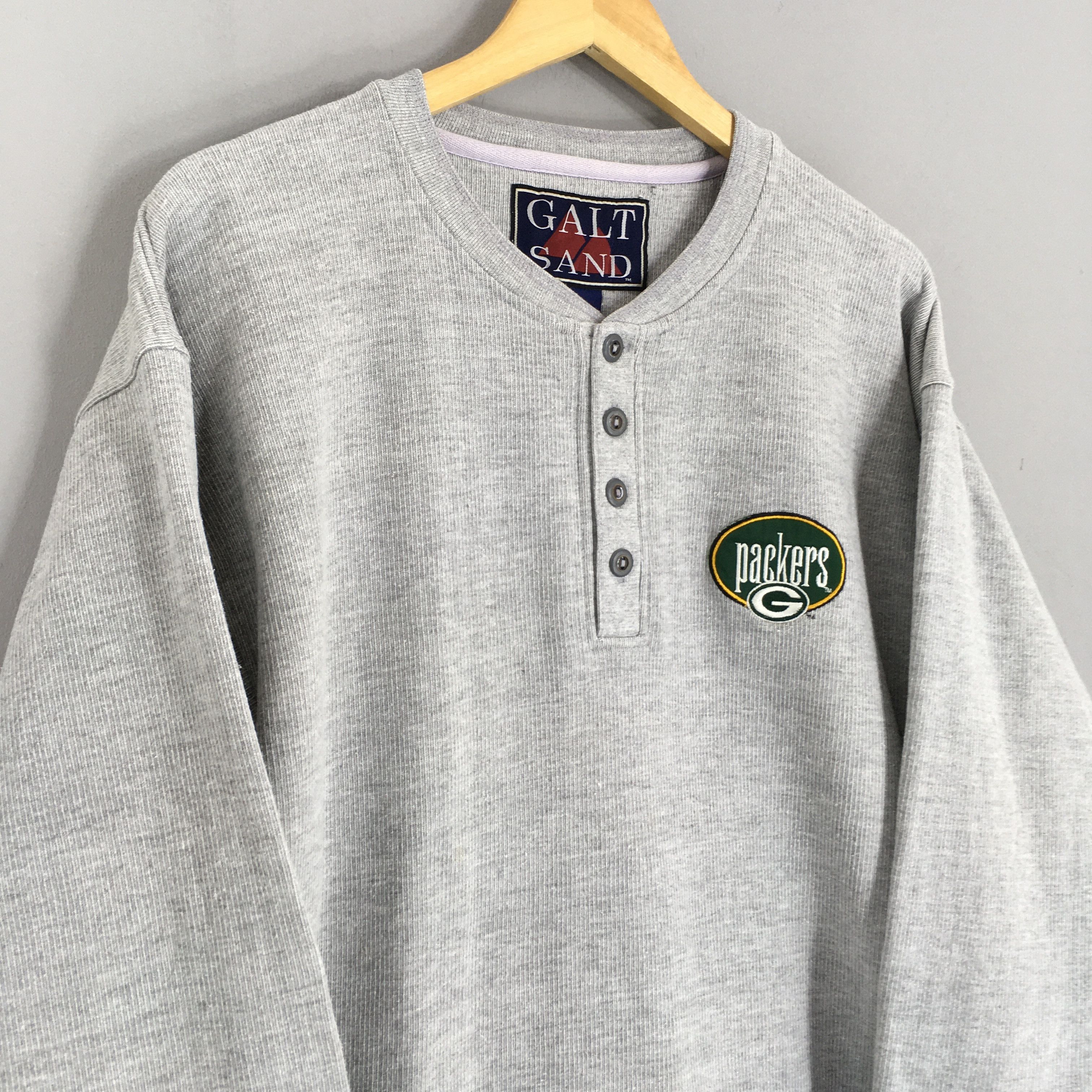 NFL × Vintage Vintage Green Bay Packers NFL Button Jumper Medium Size US M / EU 48-50 / 2 - 3 Thumbnail
