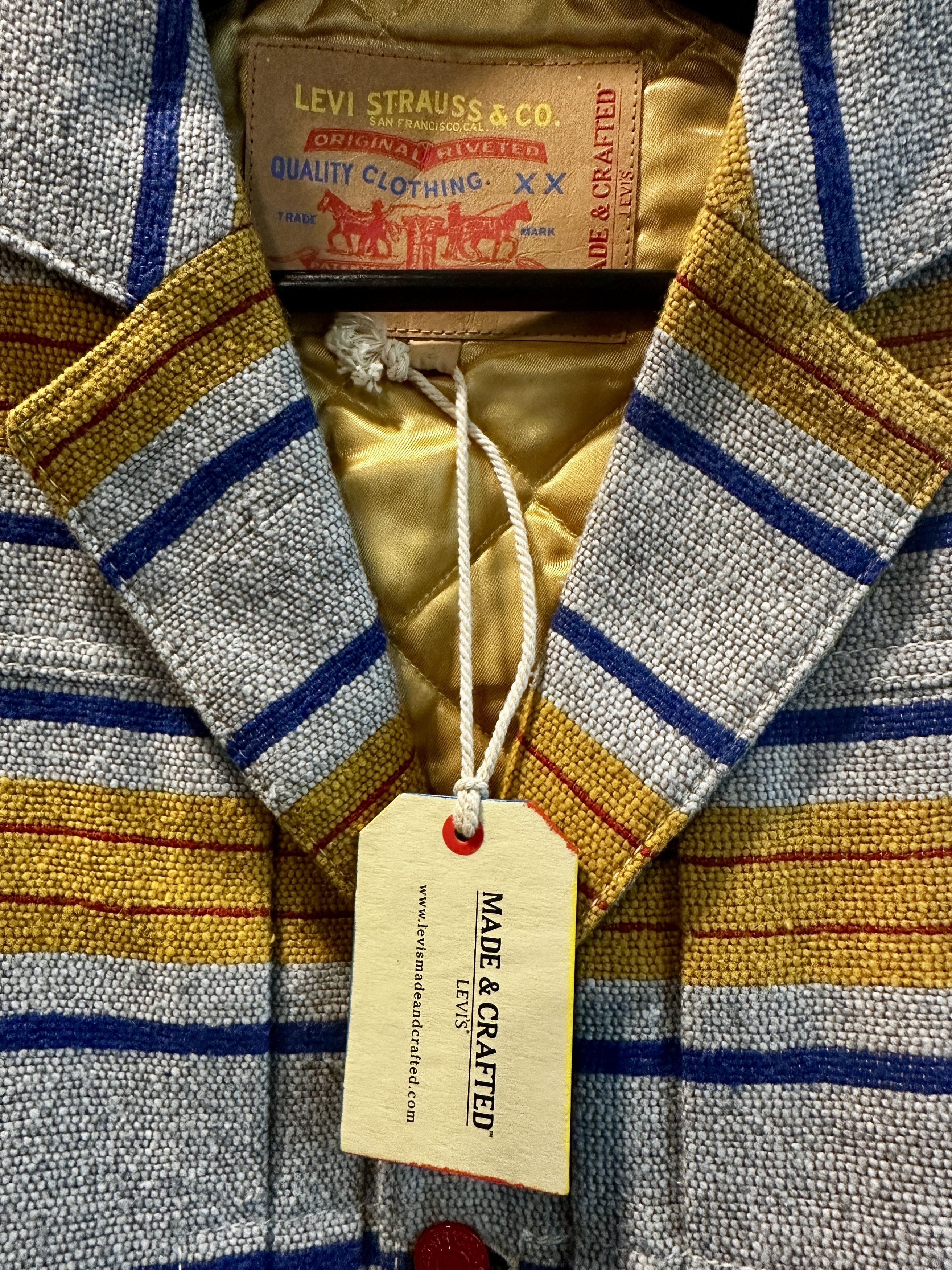 Levi's Made & Crafted Made & Crafted Blanket Stripe Vest Size US M / EU 48-50 / 2 - 5 Thumbnail