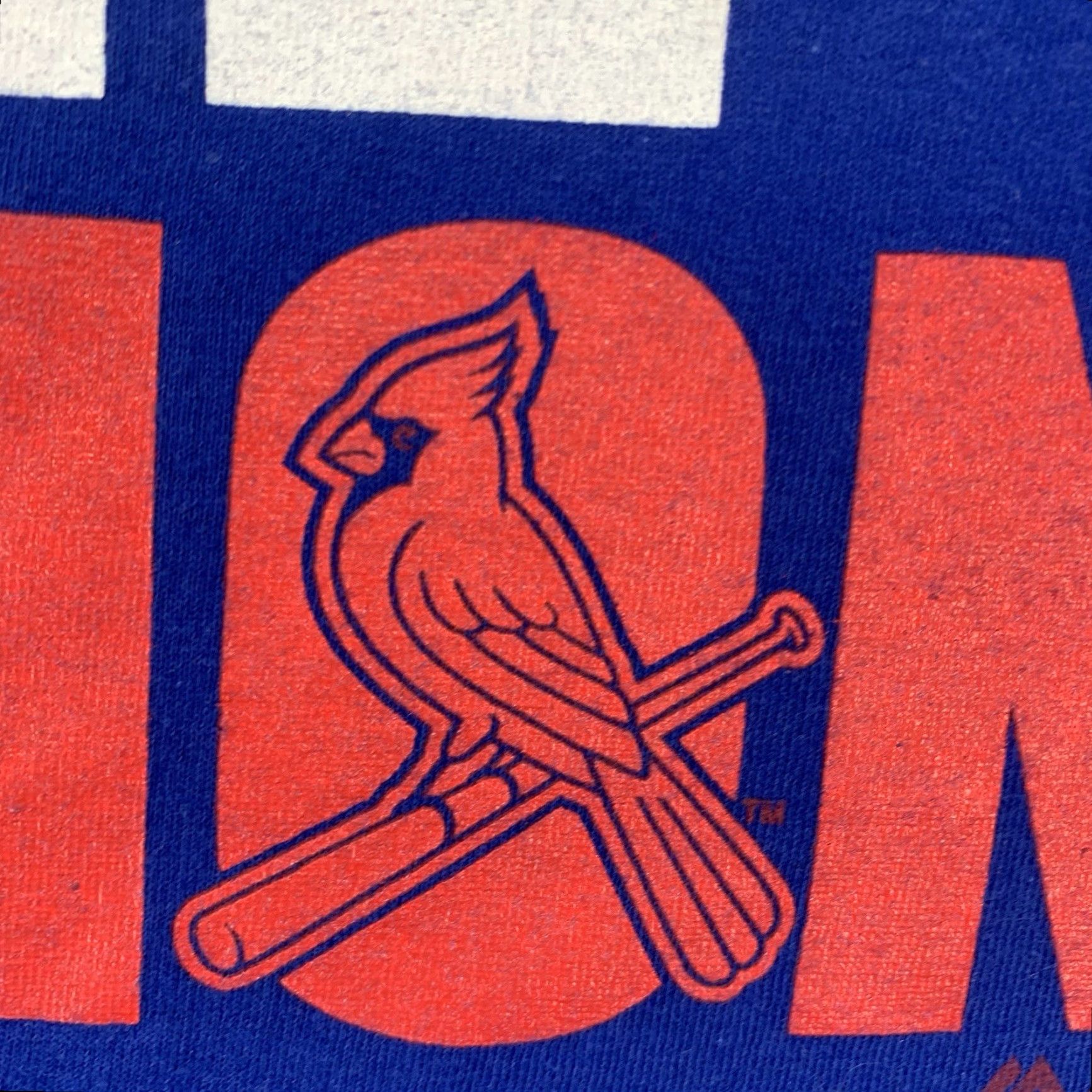 Vintage VINTAGE St Louis Cardinals Blues Hockey T-Shirt Men Medium Blue MLB Logo Crew Neck Graphic Print Sports Size US M / EU 48-50 / 2 - 5 Thumbnail