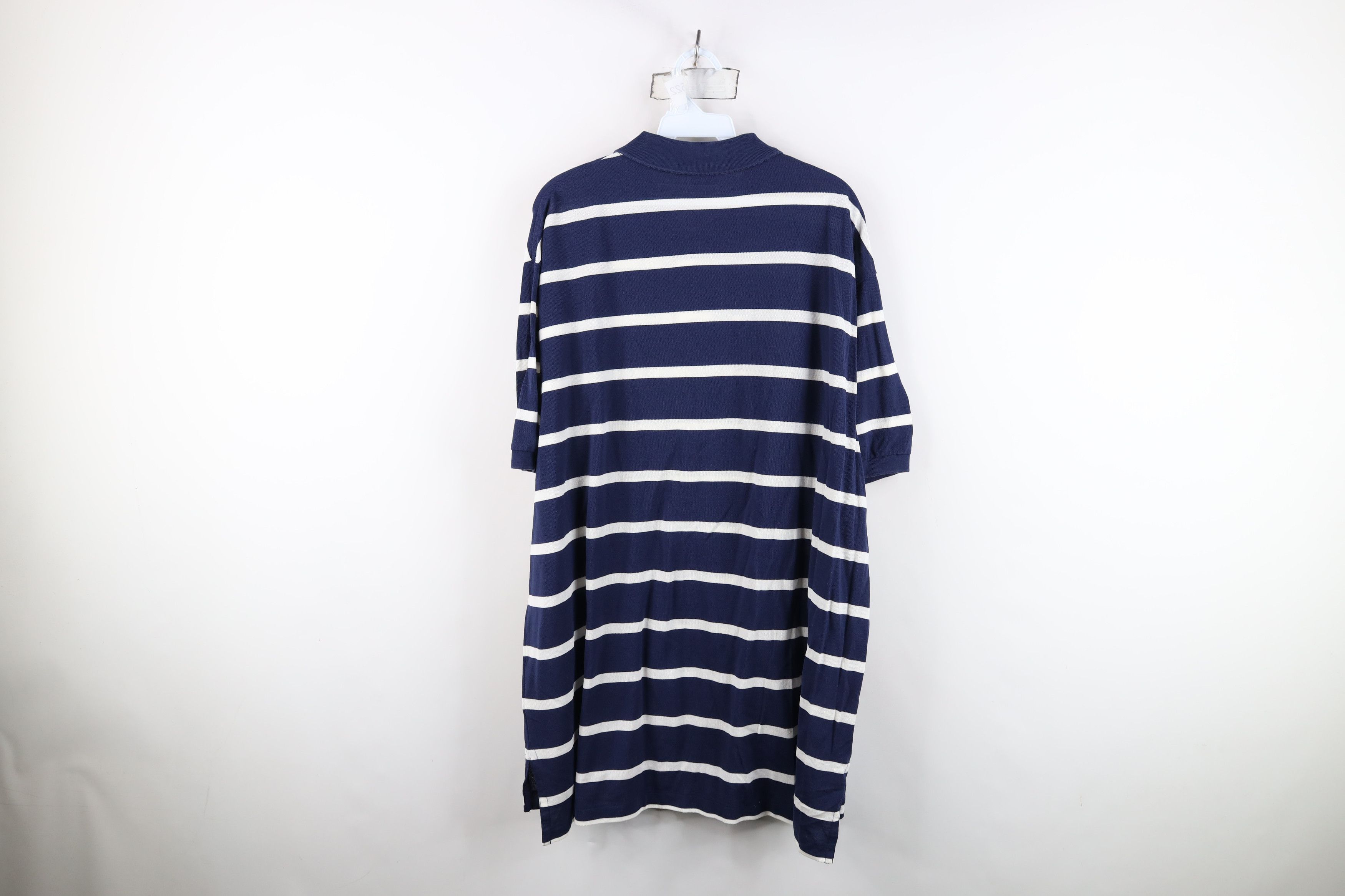Ralph Lauren Vintage 90s Ralph Lauren Collared Golf Polo Shirt Stripe Size US XXL / EU 58 / 5 - 9 Thumbnail
