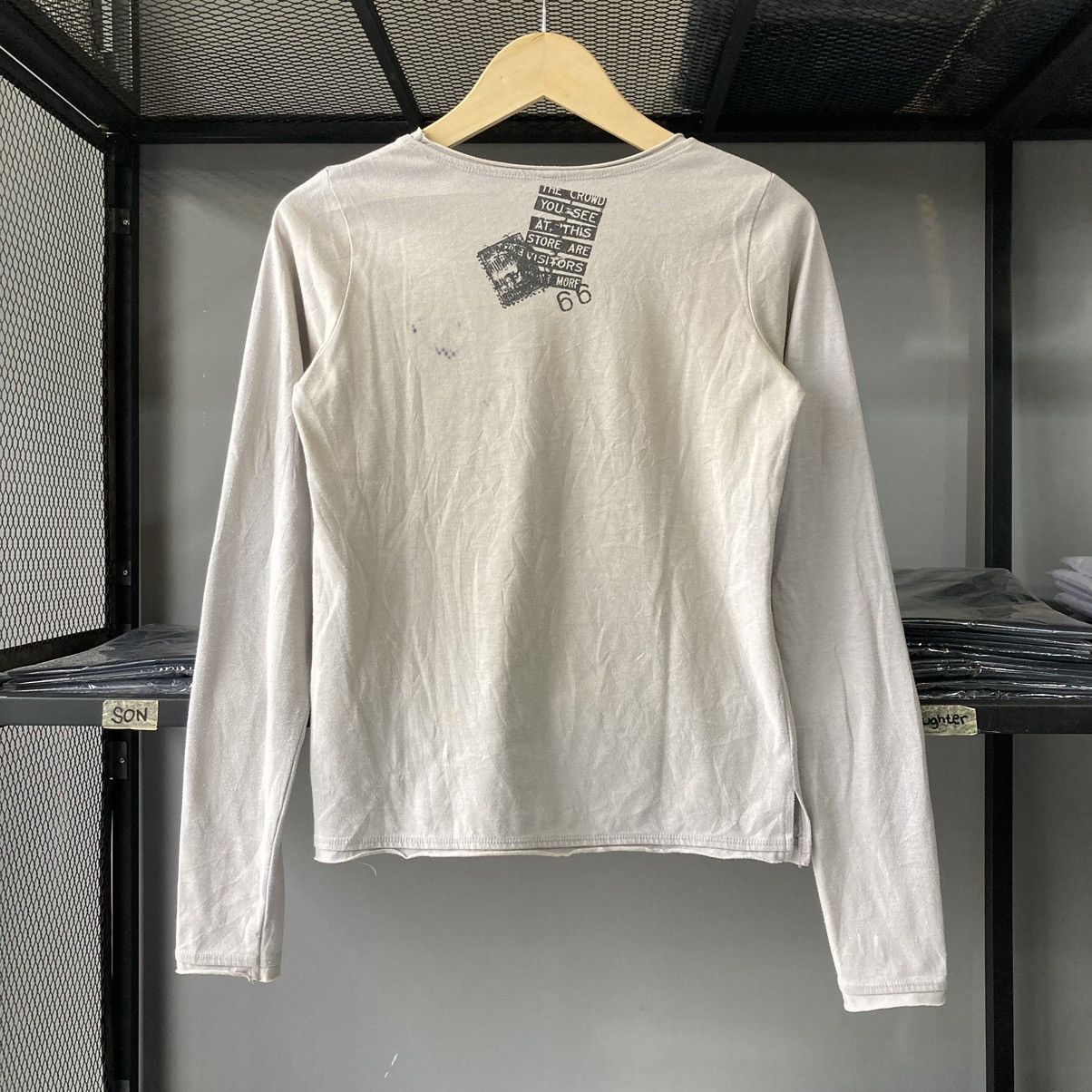 Beauty Beast × Hysteric Glamour × Japanese Brand Y2K Grunge Distressed Fun Now Abstract Long Sleeve Tees Size US M / EU 48-50 / 2 - 11 Thumbnail