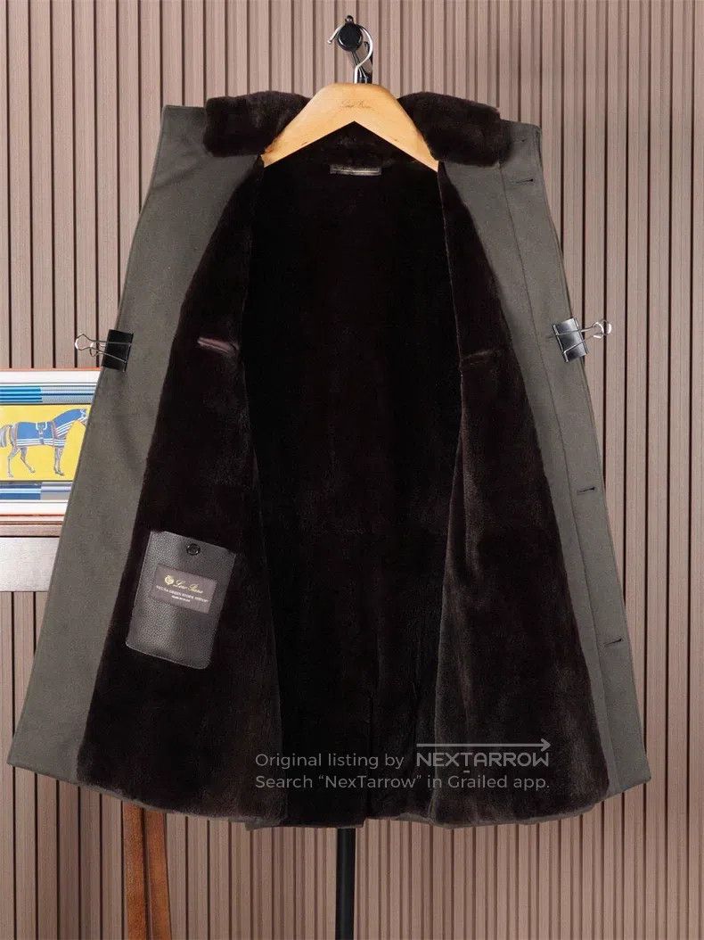 Loro Piana Loro Piana 100% Lama Wool + Mink Fur Lining Jacket Size US L / EU 52-54 / 3 - 4 Thumbnail