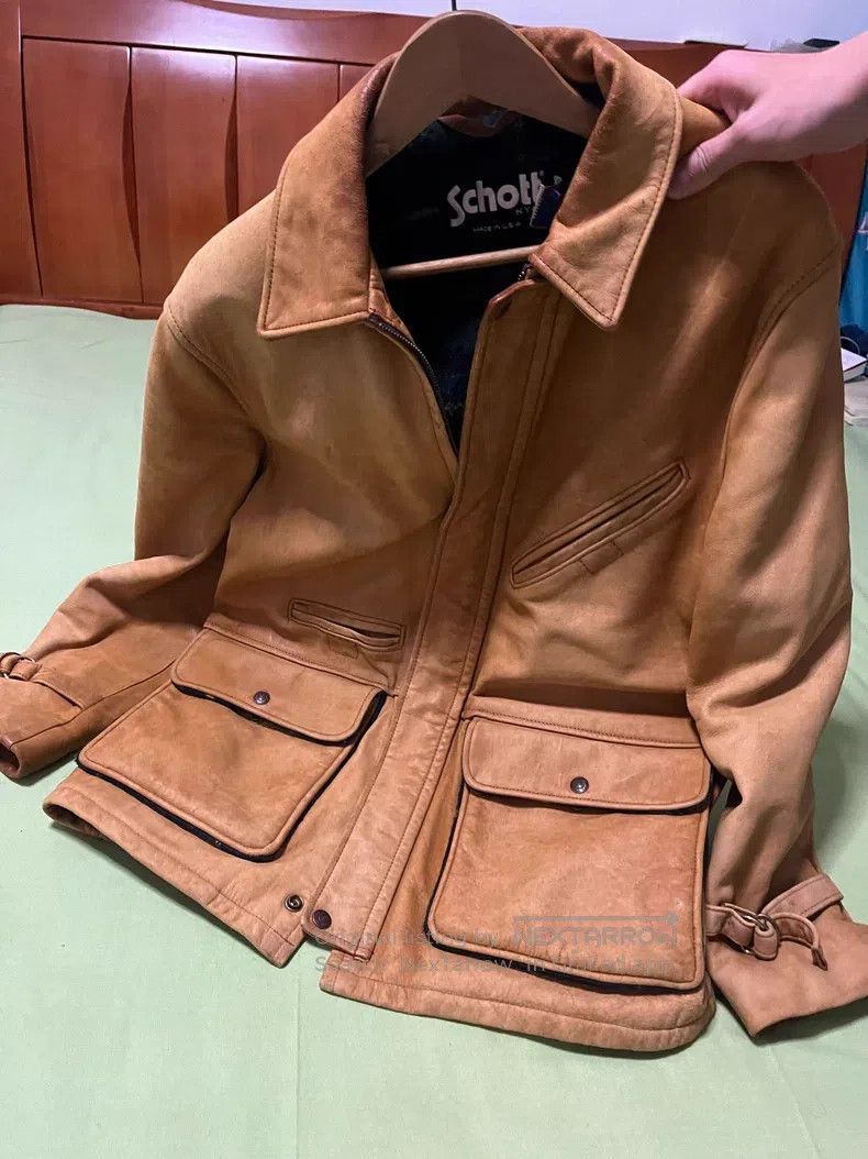 Schott Schott Vintage leather jacket Size US XS / EU 42 / 0 - 1 Thumbnail