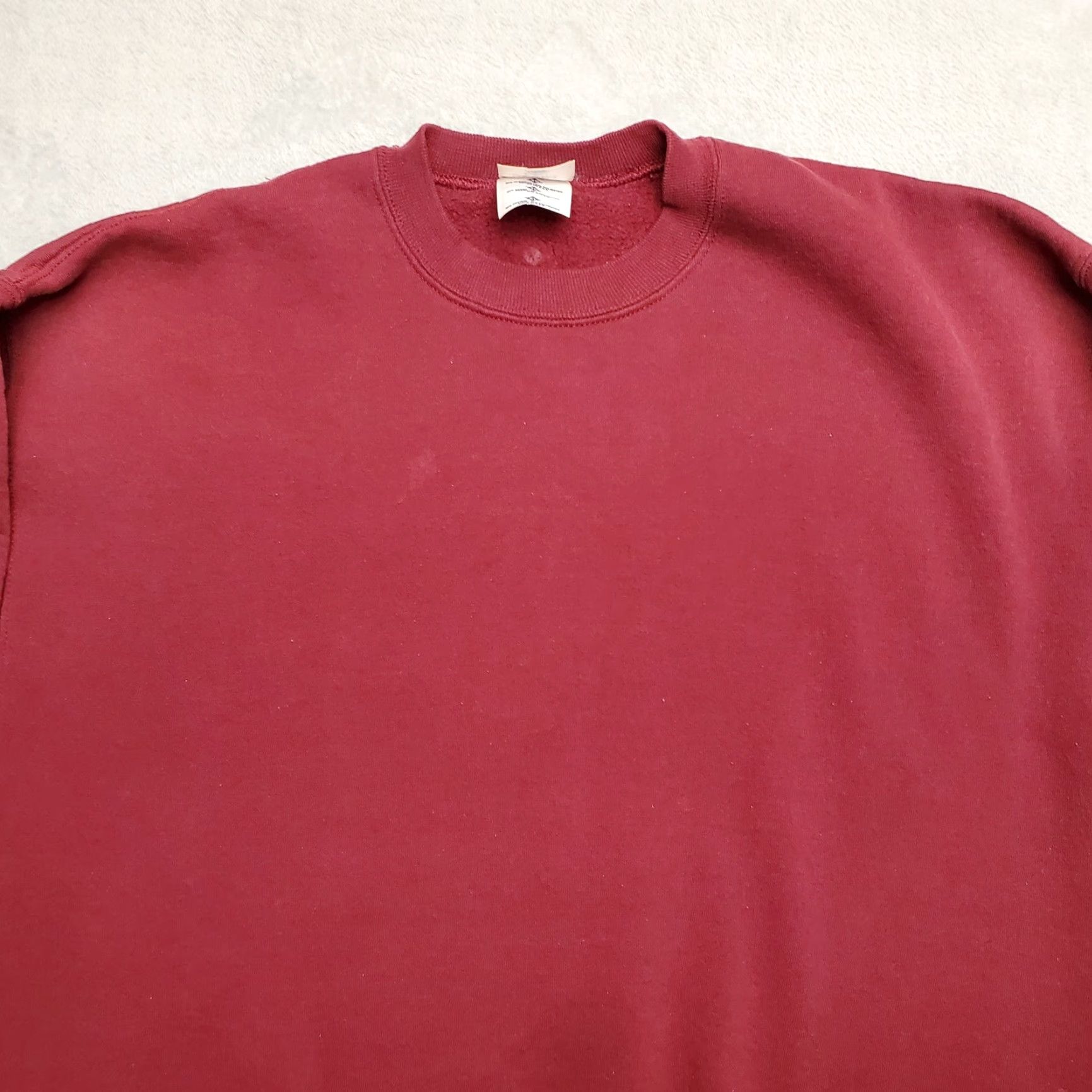 Jerzees VINTAGE Jerzees Sweatshirt Mens XL Red Pullover Crewneck NUBLEND 80s 90s USA USA Mens Regular Size XL Red Crew Neck Cotton Polyester Solid Size US XL / EU 56 / 4 - 2 Thumbnail