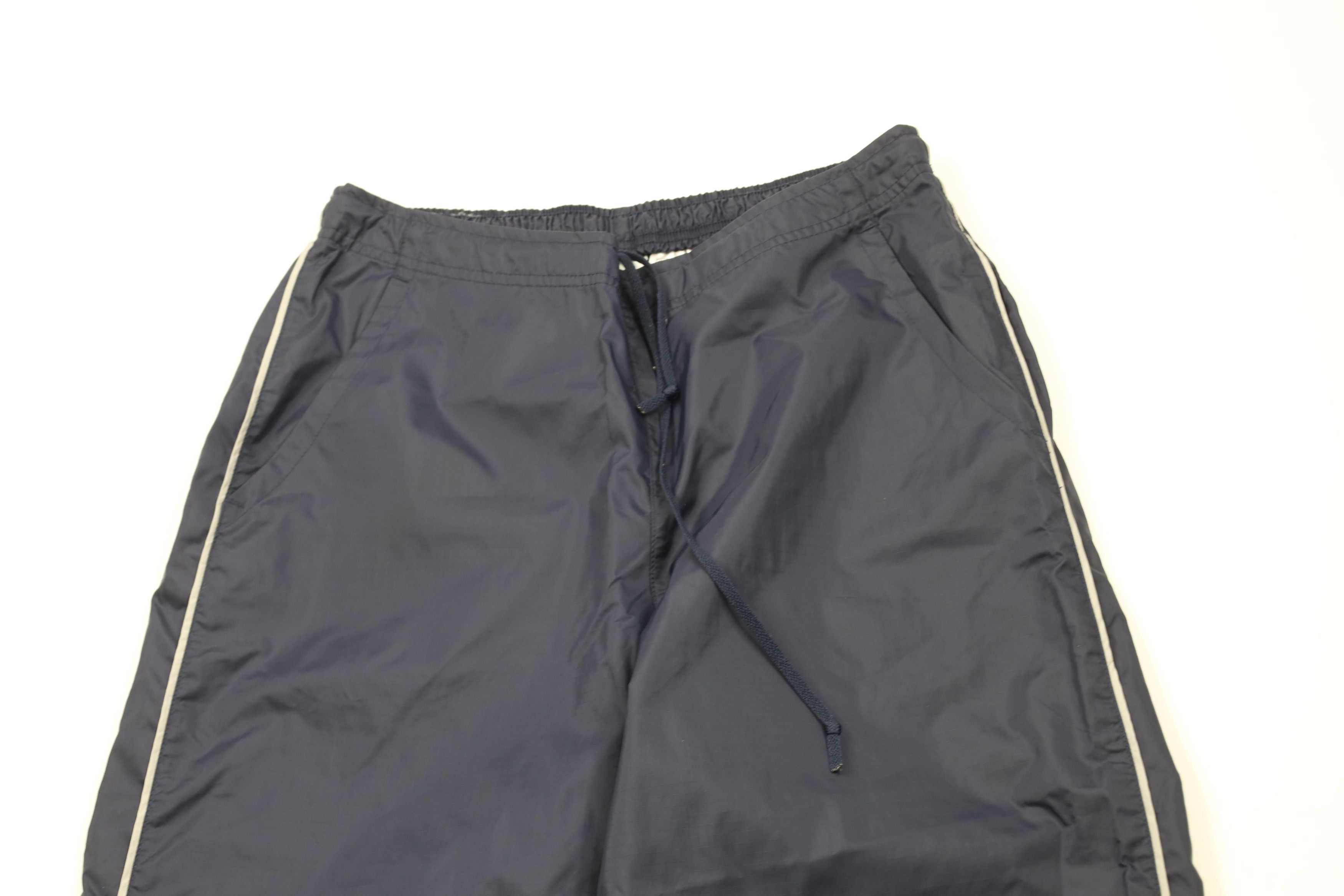 Nike × Vintage Vintage 90s Y2K Nike Mini Swoosh Wide Leg Windbreaker Pants Size US 34 / EU 50 - 2 Thumbnail