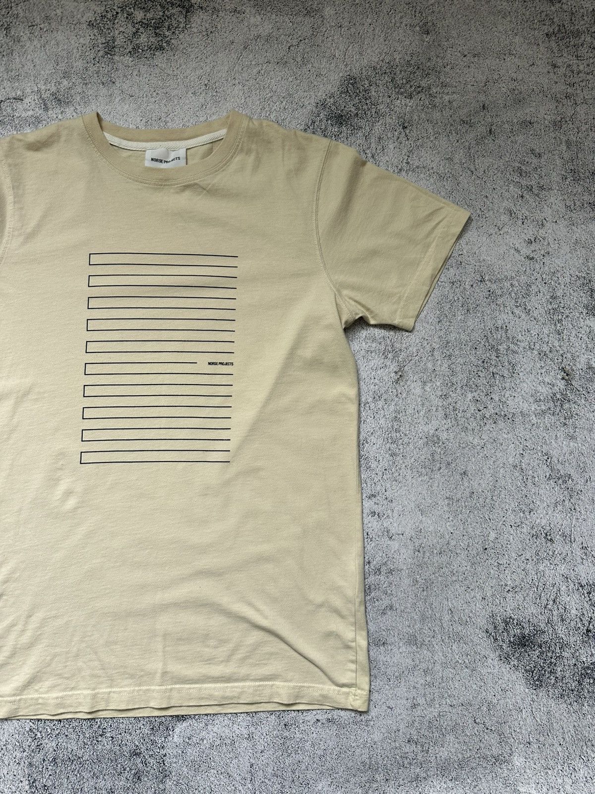 Norse Projects Norse Project Sweater Box Logo Beige Fit Size US M / EU 48-50 / 2 - 3 Thumbnail