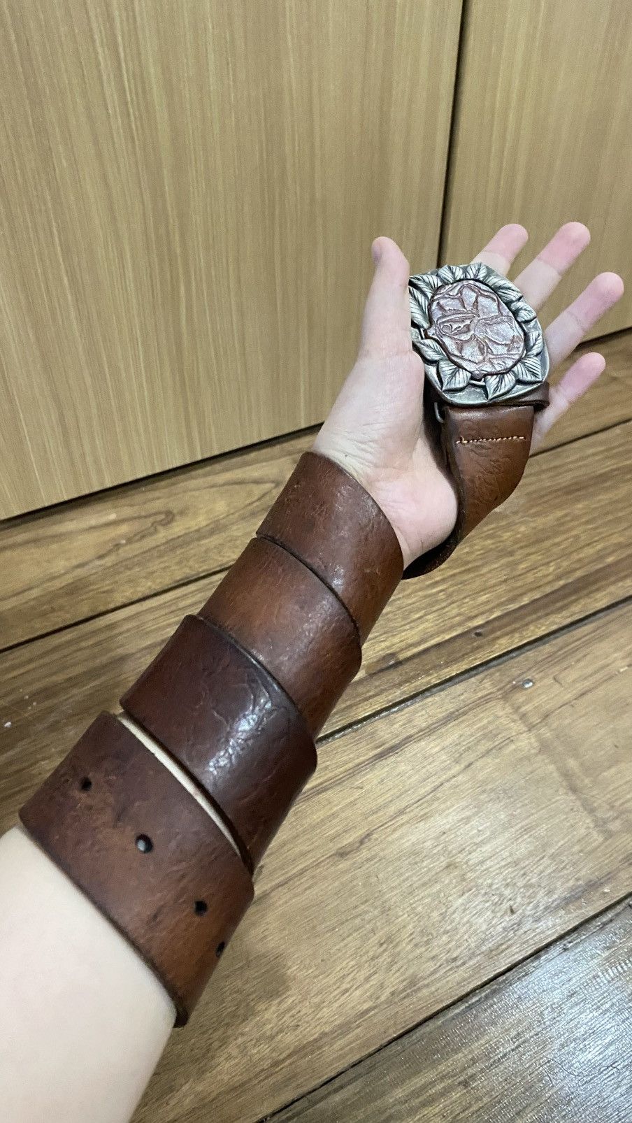 Leather × Vintage Y2K belt vintage leather Size ONE SIZE - 1 Thumbnail