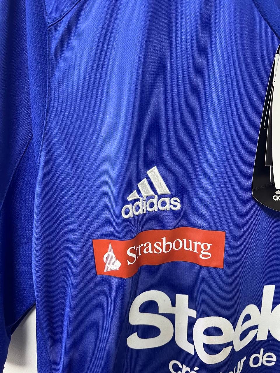 Adidas NWT Strasbourg 2005/2006 Home Mailot Adidas Football Shirt L Size US L / EU 52-54 / 3 - 3 Thumbnail