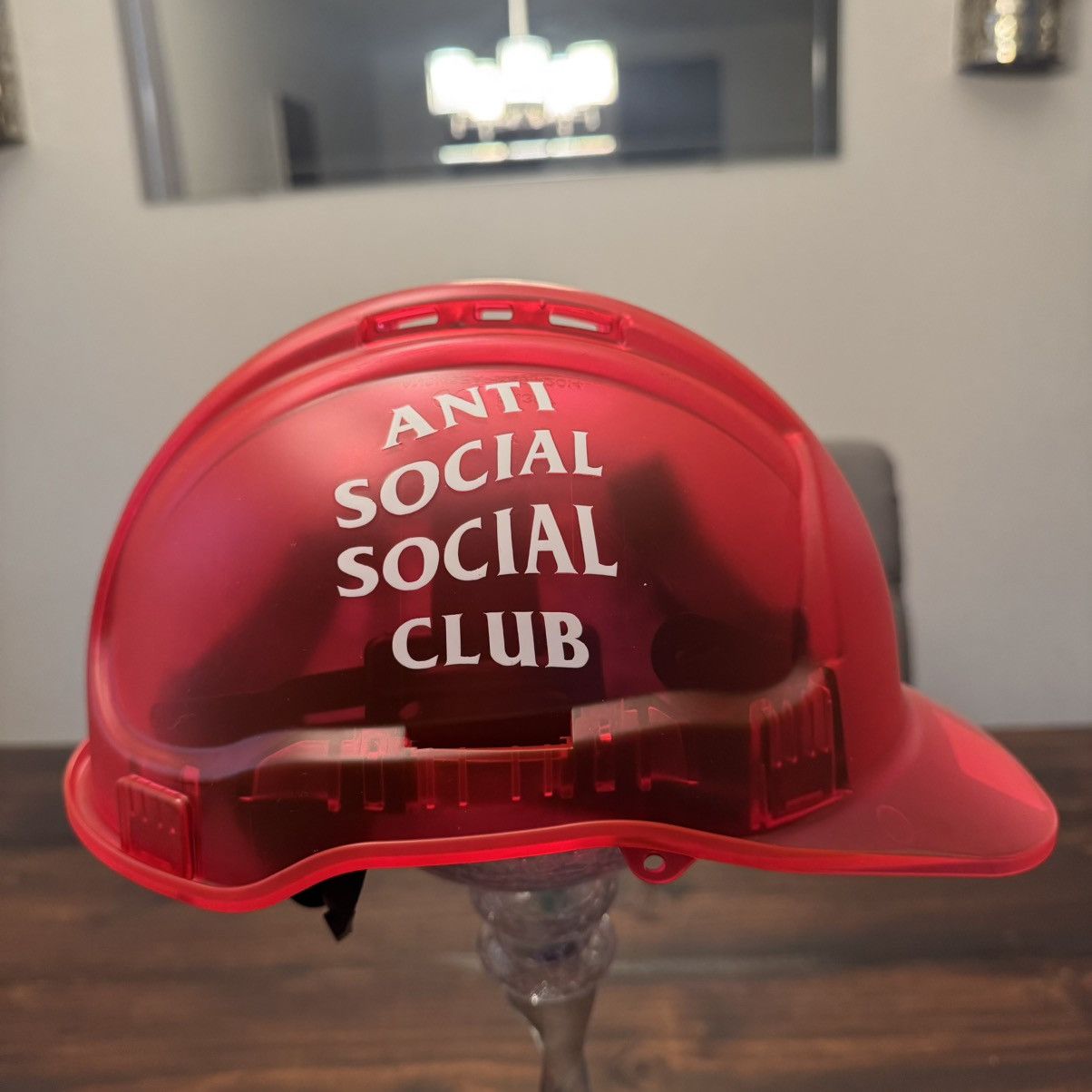 Anti Social Social Club Anti Social Social Club Construction Hard Hat Size ONE SIZE - 1 Thumbnail