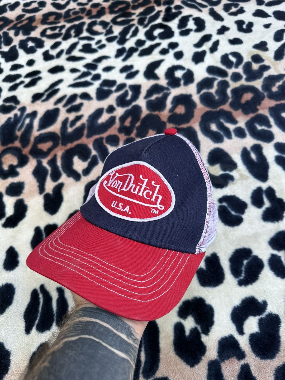 Von Dutch Y2K Von Dutch U.S.A truck Cap Size ONE SIZE - 1 Thumbnail