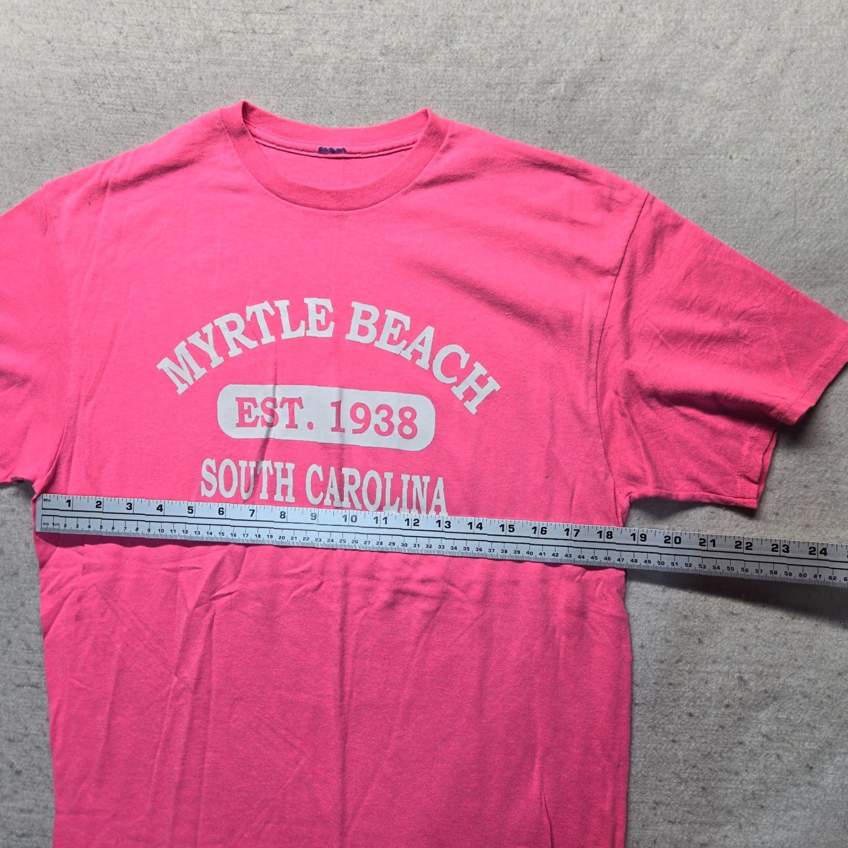 Vintage VINTAGE Myrtle Beach South Carolina SC Pink T-Shirt Adult Men's M Size US M / EU 48-50 / 2 - 3 Thumbnail